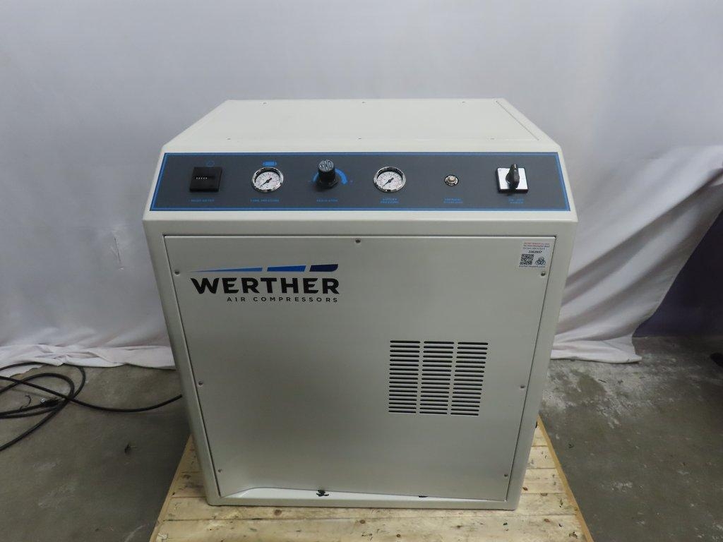 Werther 2/50/379D Air Compressor with Good Functionality and Cosmetic Wear