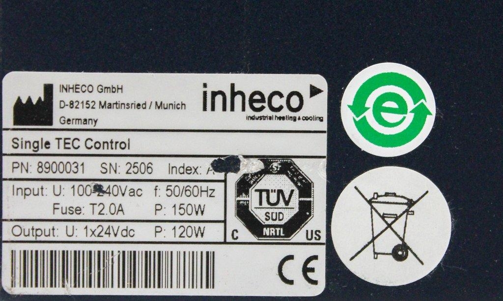 Inheco Single TEC Control 8900031 Controller Bio/Pharma Lab Devices