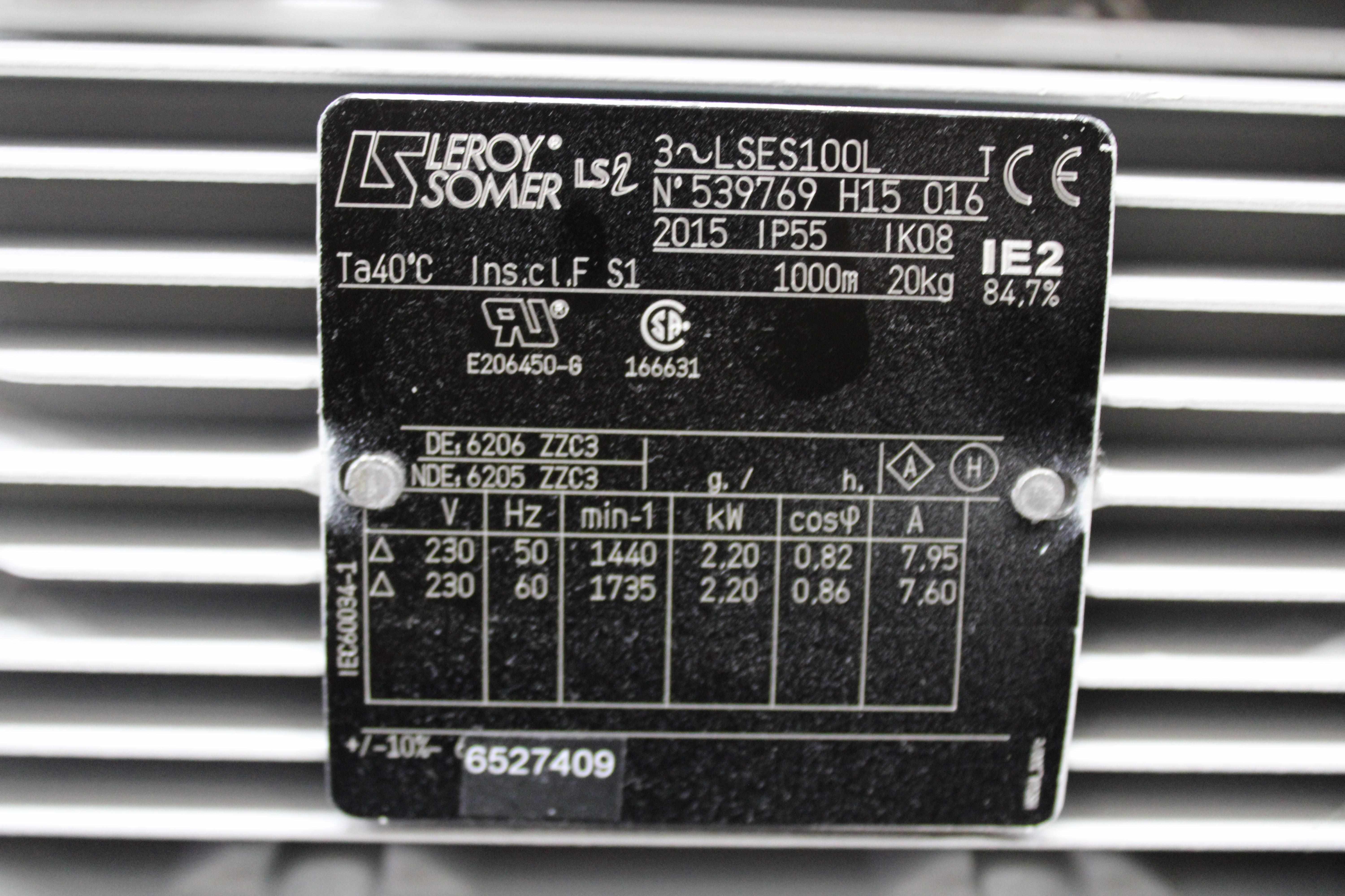 Sogevac SV120BIFC Vacuum Pump Optimized 147 m3/h 200-240V 2019 France