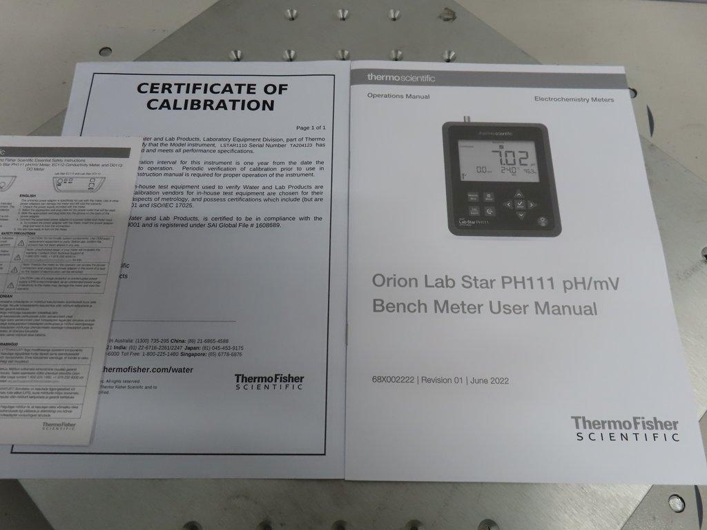 Thermo Orion Lab Star PH111 pH Meter Stand Excellent Condition USA 2023