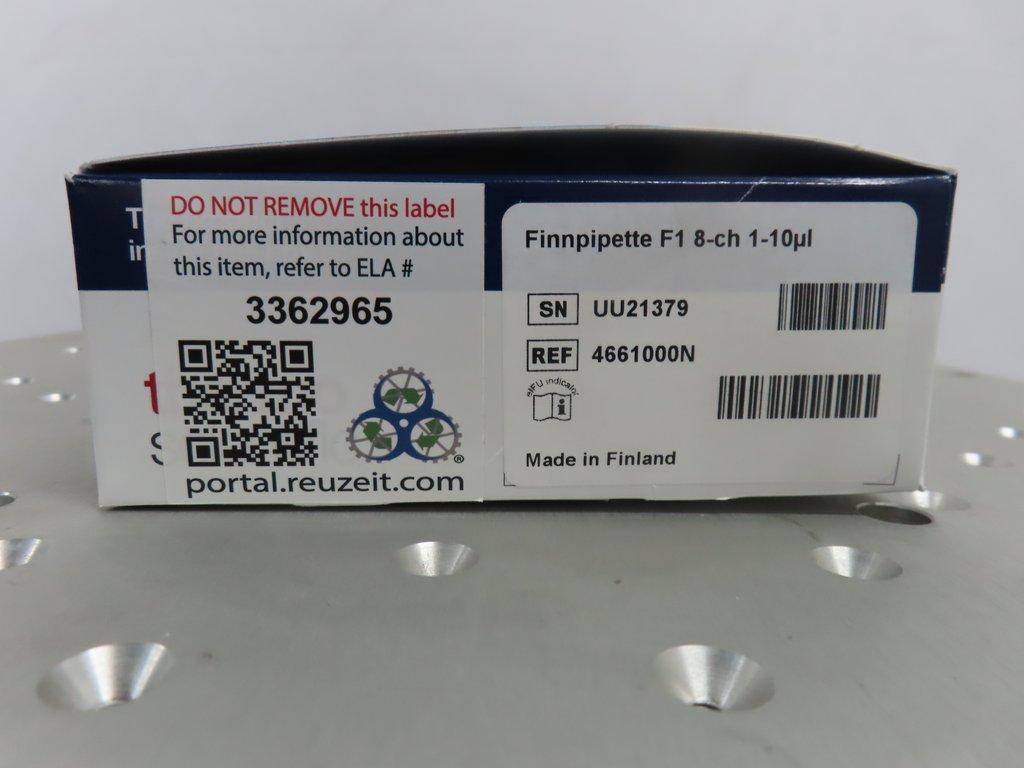 Thermo Finnpipette F1 Pipettor 8-Channel 1-10uL Excellent Condition