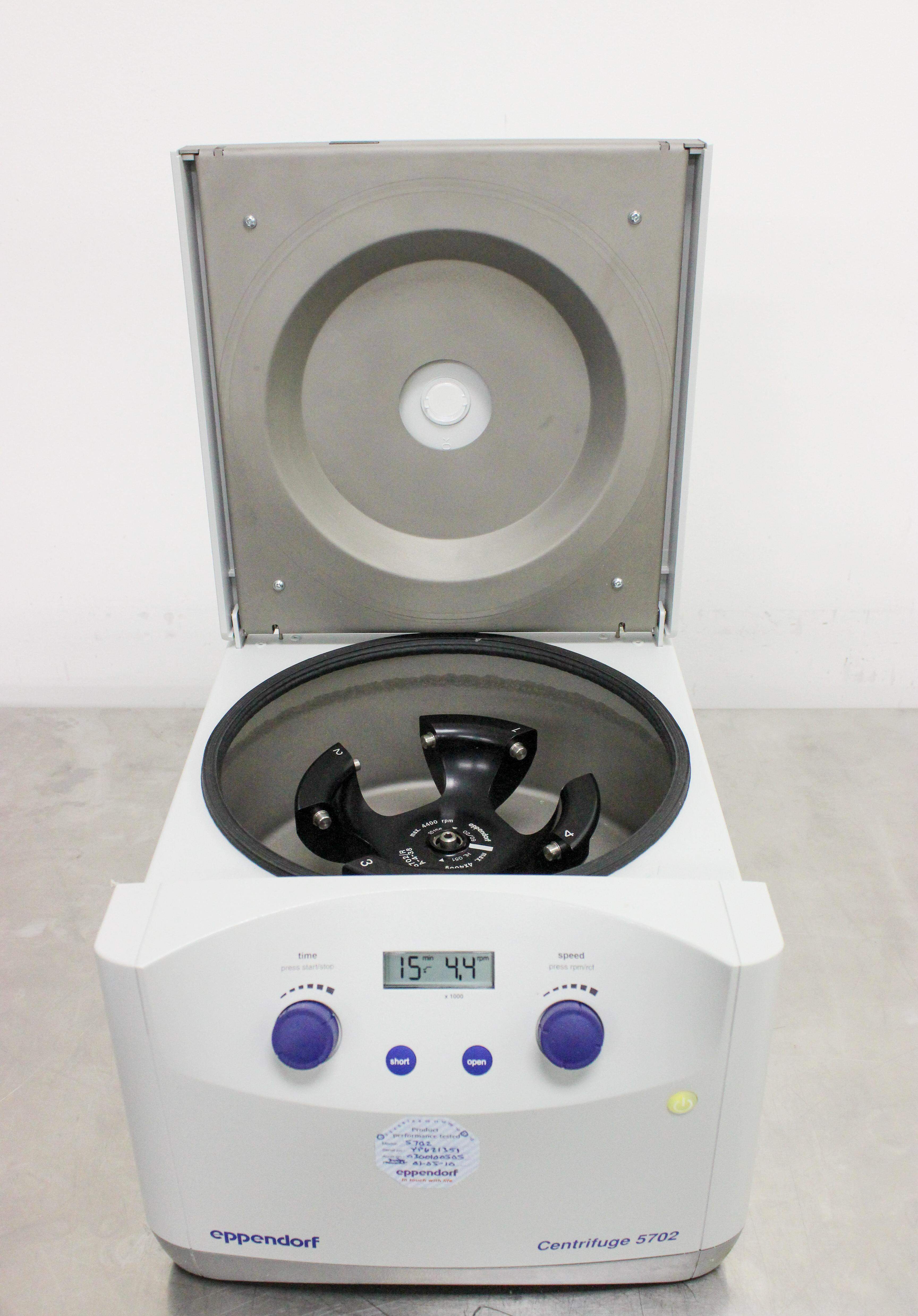 Eppendorf 5702 Centrifuge Benchtop Non-Refrigerated Low-Speed Cell Culture