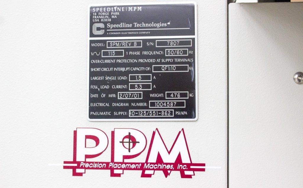 Speedline/MPM SPM Screen Printer for Precision Prototype Printing