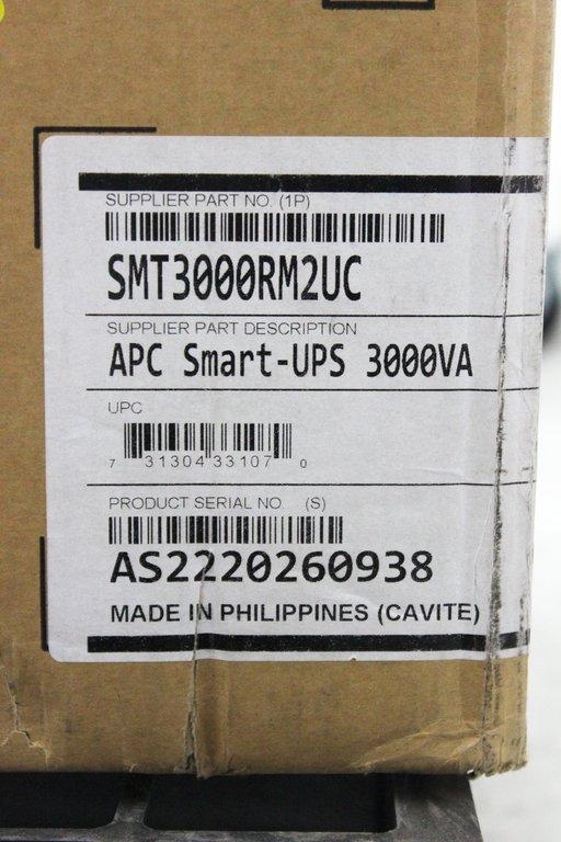 APC Smart-UPS 3000VA Smart UPS with Smart Connect 120V Server Router
