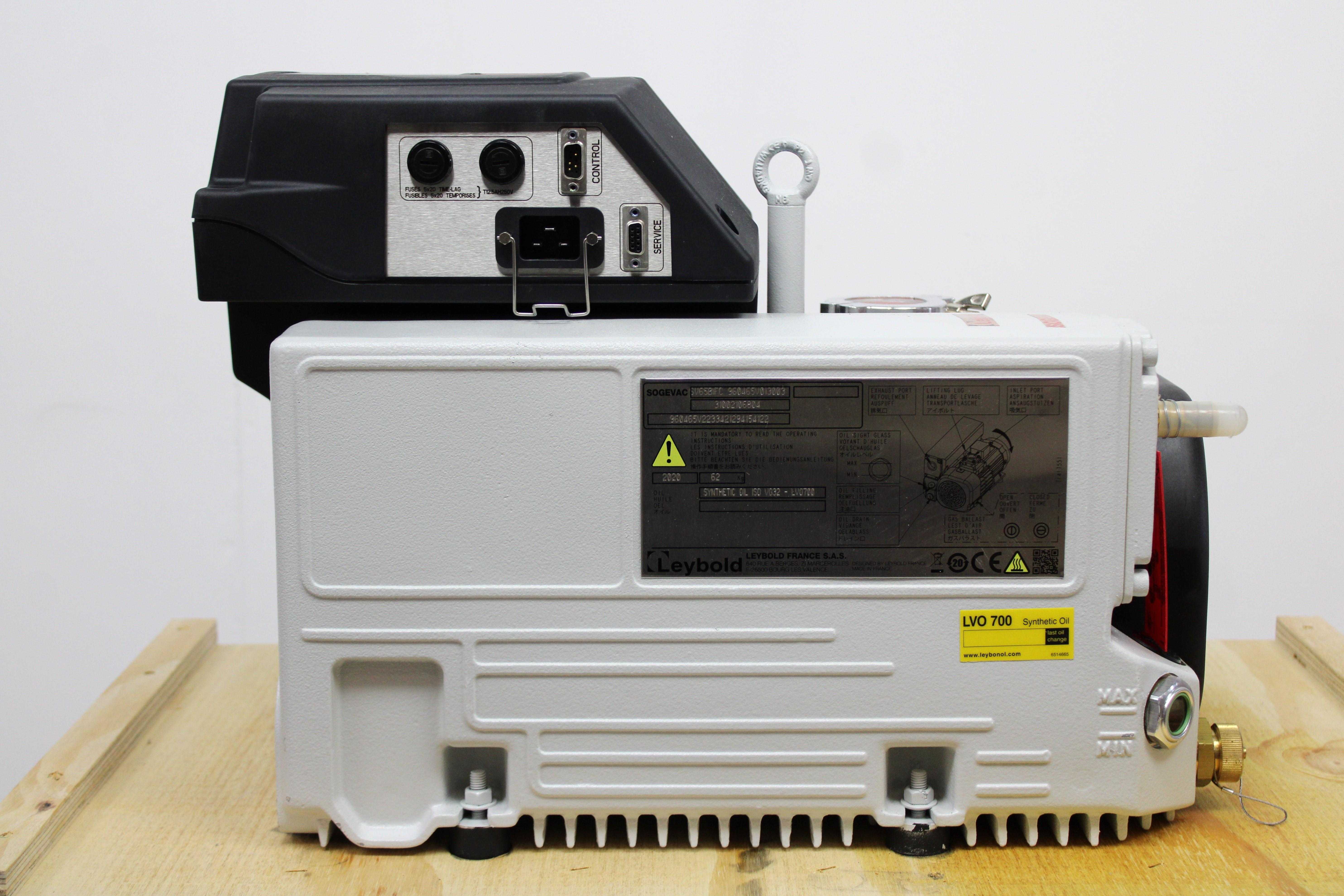 Leybold Sogevac SV65BIFC Vacuum Pump 200-240V Upgraded Drive Compact Design