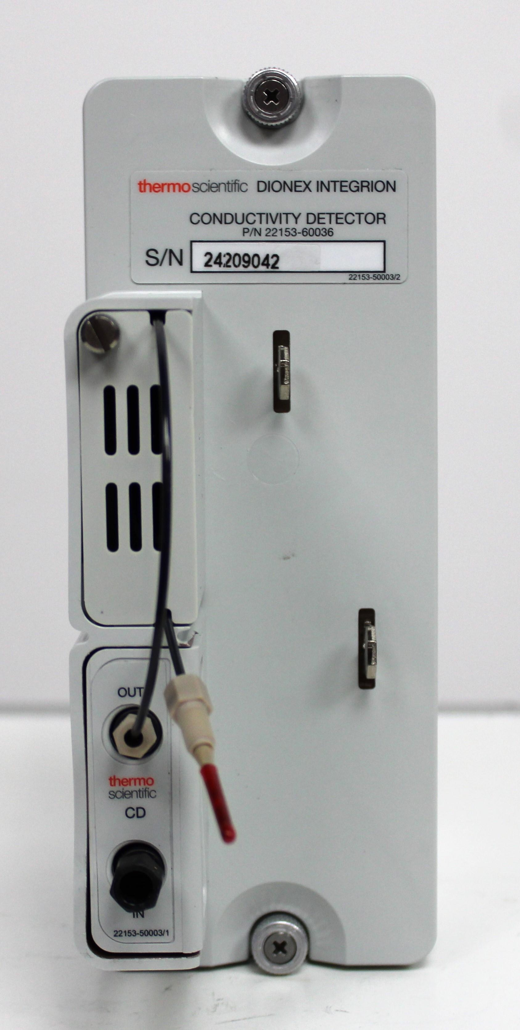 Thermo DIONEX INTEGRION Conductivity Detector Conductivity Monitoring Equipment