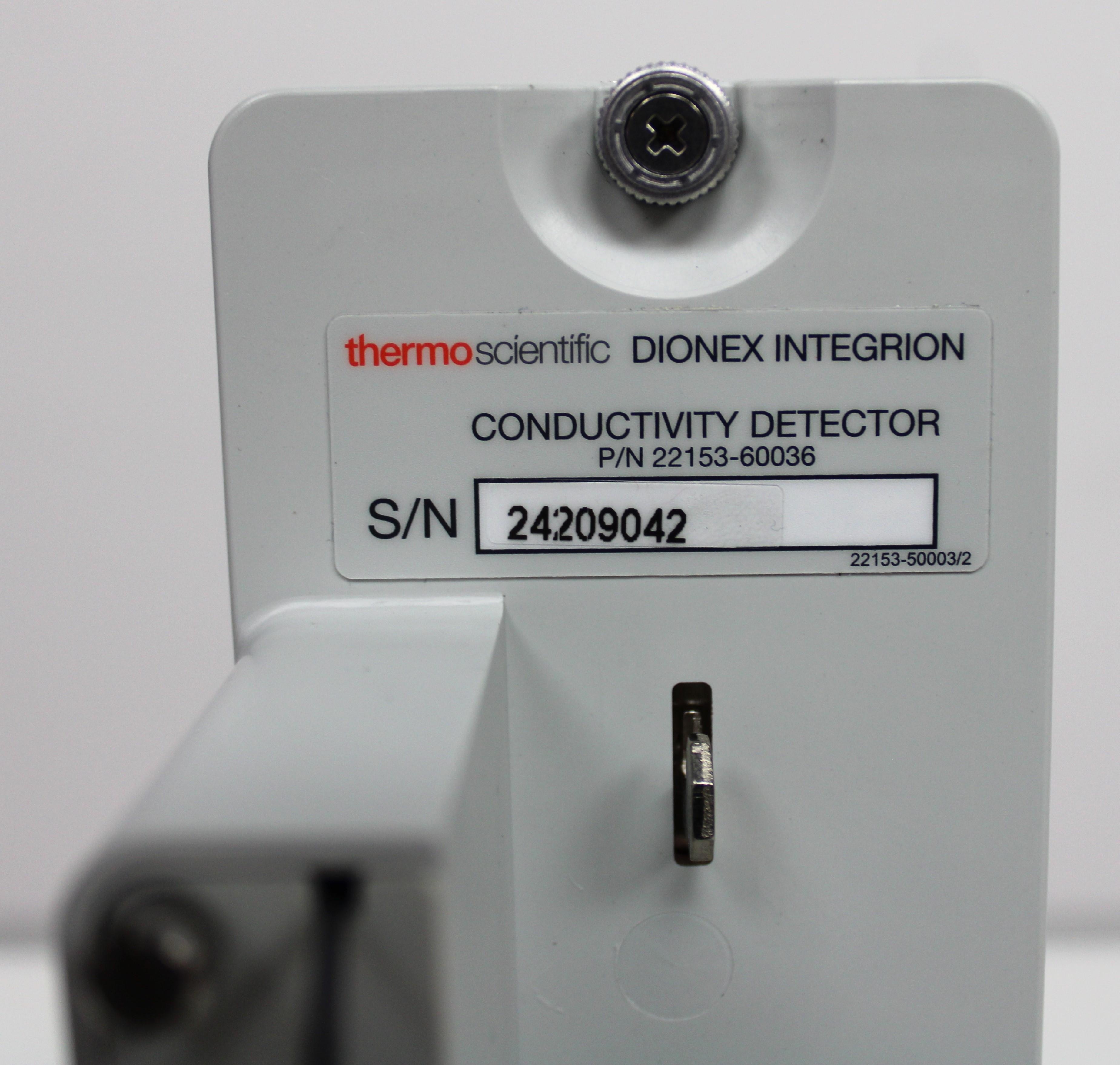 Thermo DIONEX INTEGRION Conductivity Detector Conductivity Monitoring Equipment