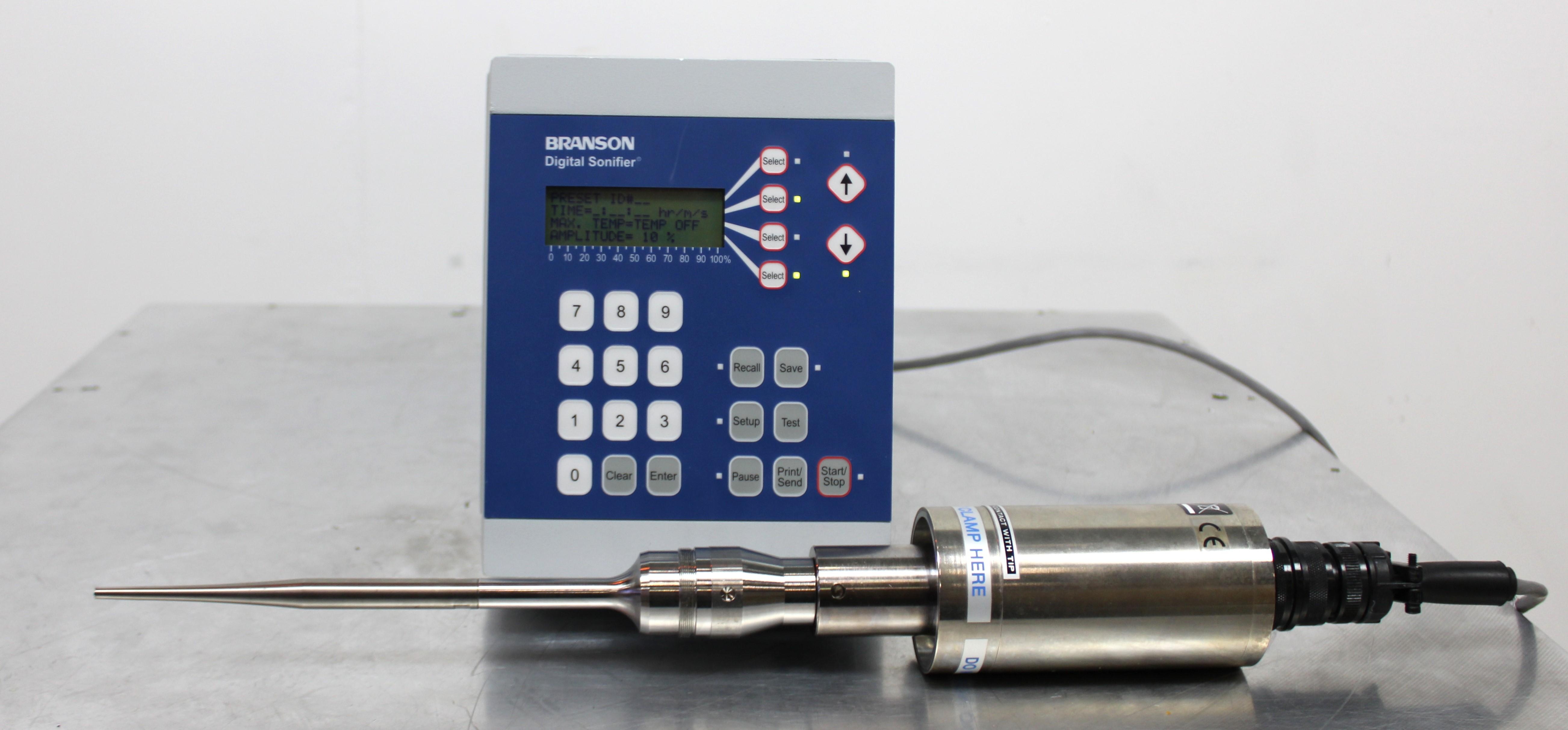 Branson Digital Sonifier 450 Homogenizer Sonicator w/ Probe 400W 230V