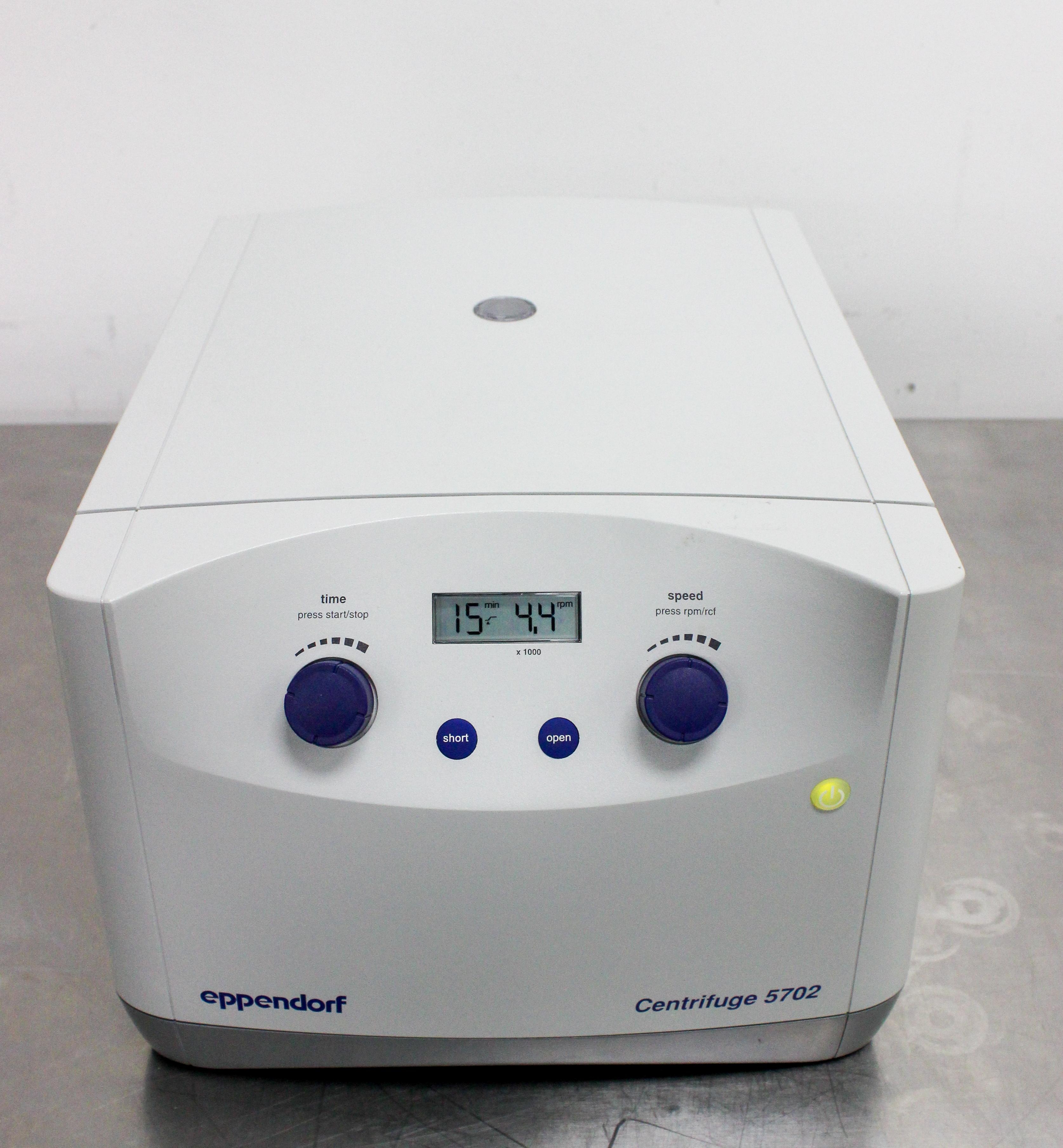 Eppendorf Centrifuge 5702 Benchtop Low-Speed 4400RPM User-Friendly Quiet