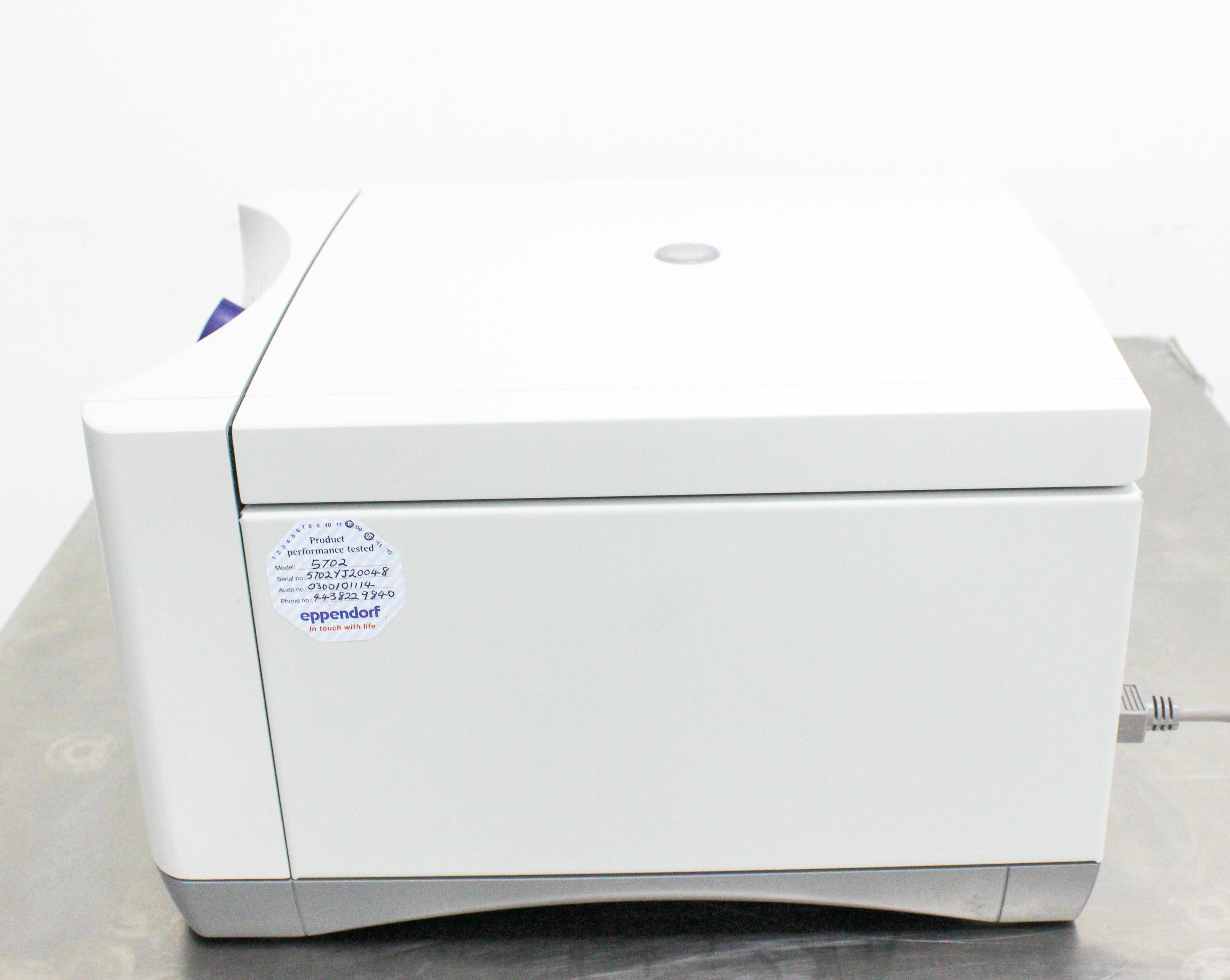 Eppendorf Centrifuge 5702 Benchtop Low-Speed 4400RPM User-Friendly Quiet