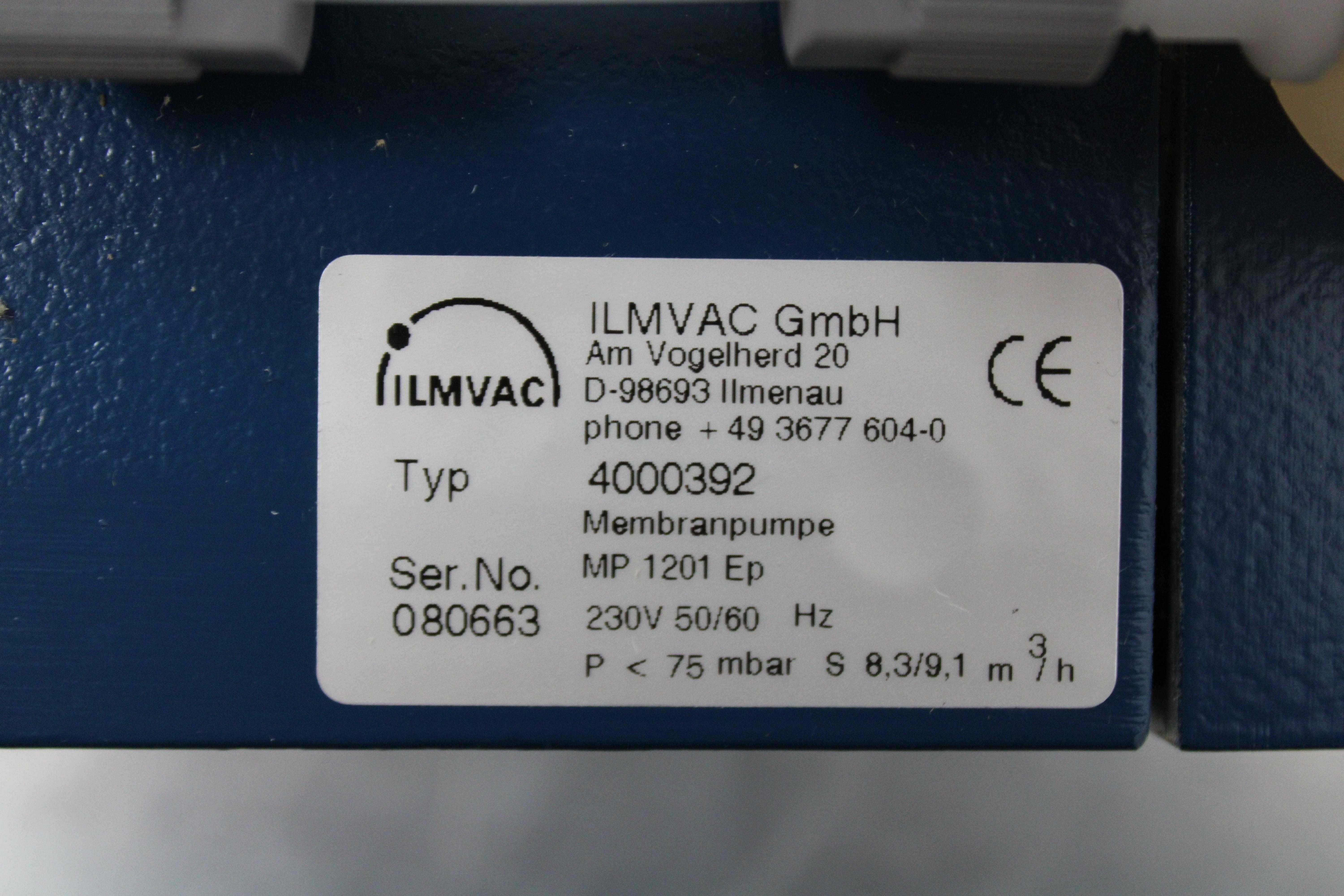 ILMVAC 4000392 Vacuum Pump for Laboratory and Industrial Use