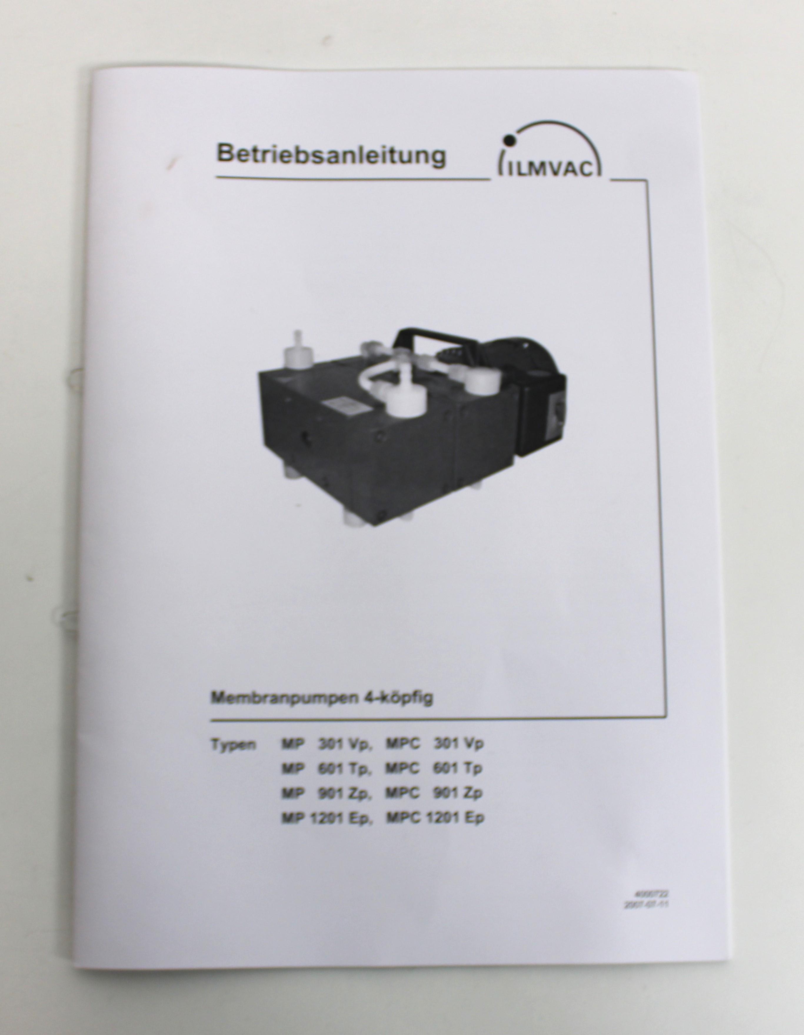 ILMVAC 4000392 Vacuum Pump for Laboratory and Industrial Use