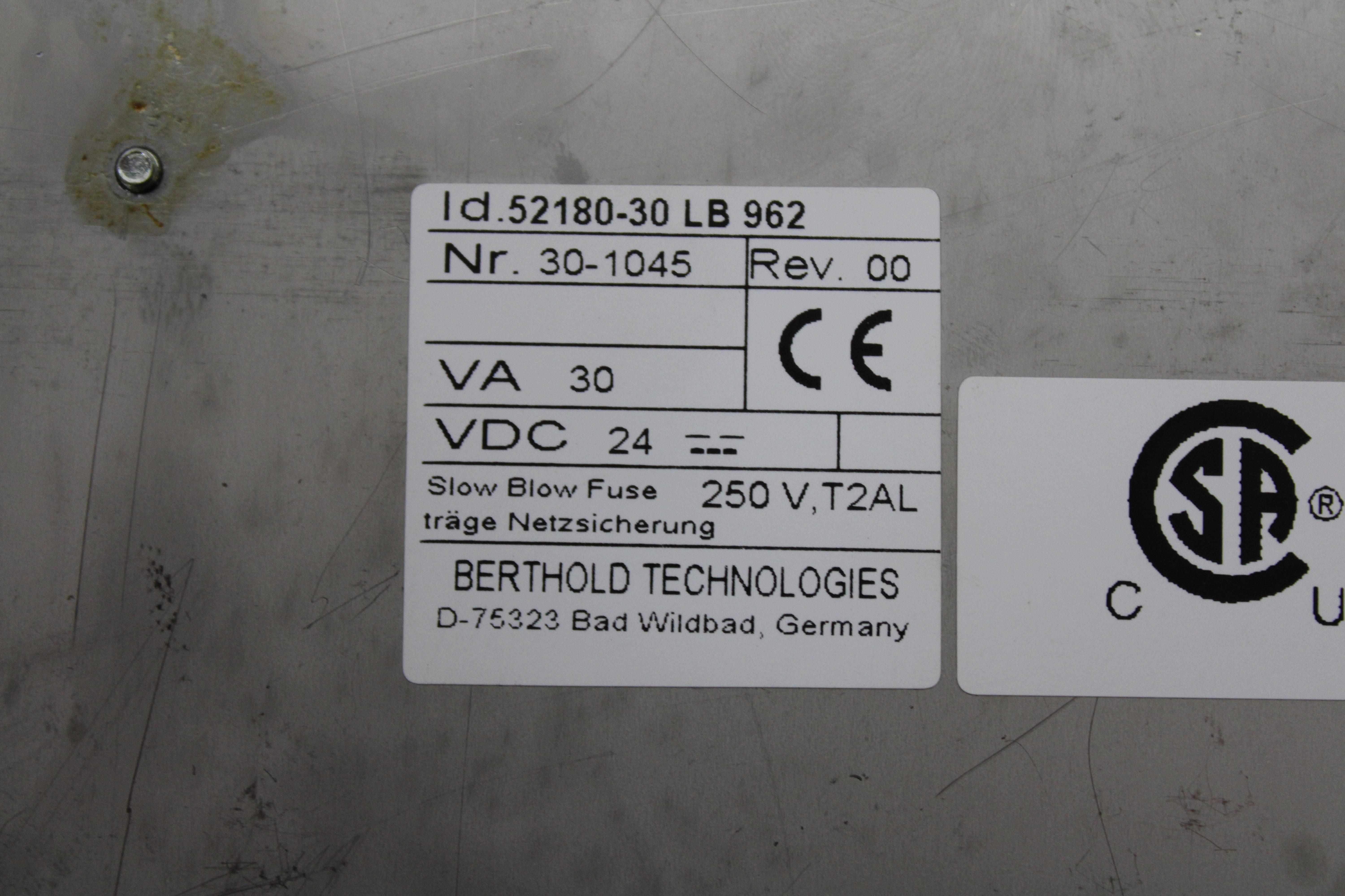Berthold LB962 Luminometer Analytical Luminometer Sensitivity & Reliability
