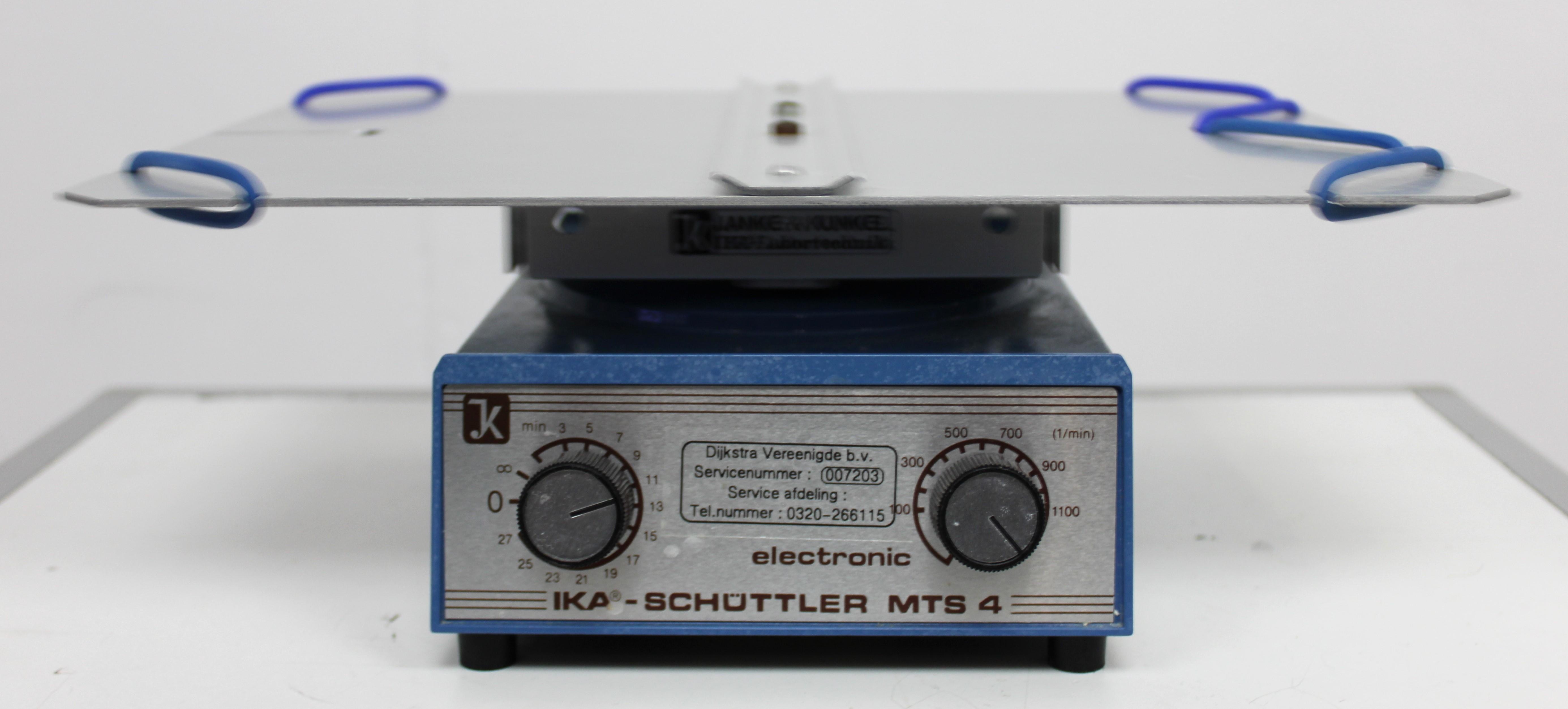 IKA MTS 4 Shaker Homogenizer 1100 RPM Good Condition Germany Origin