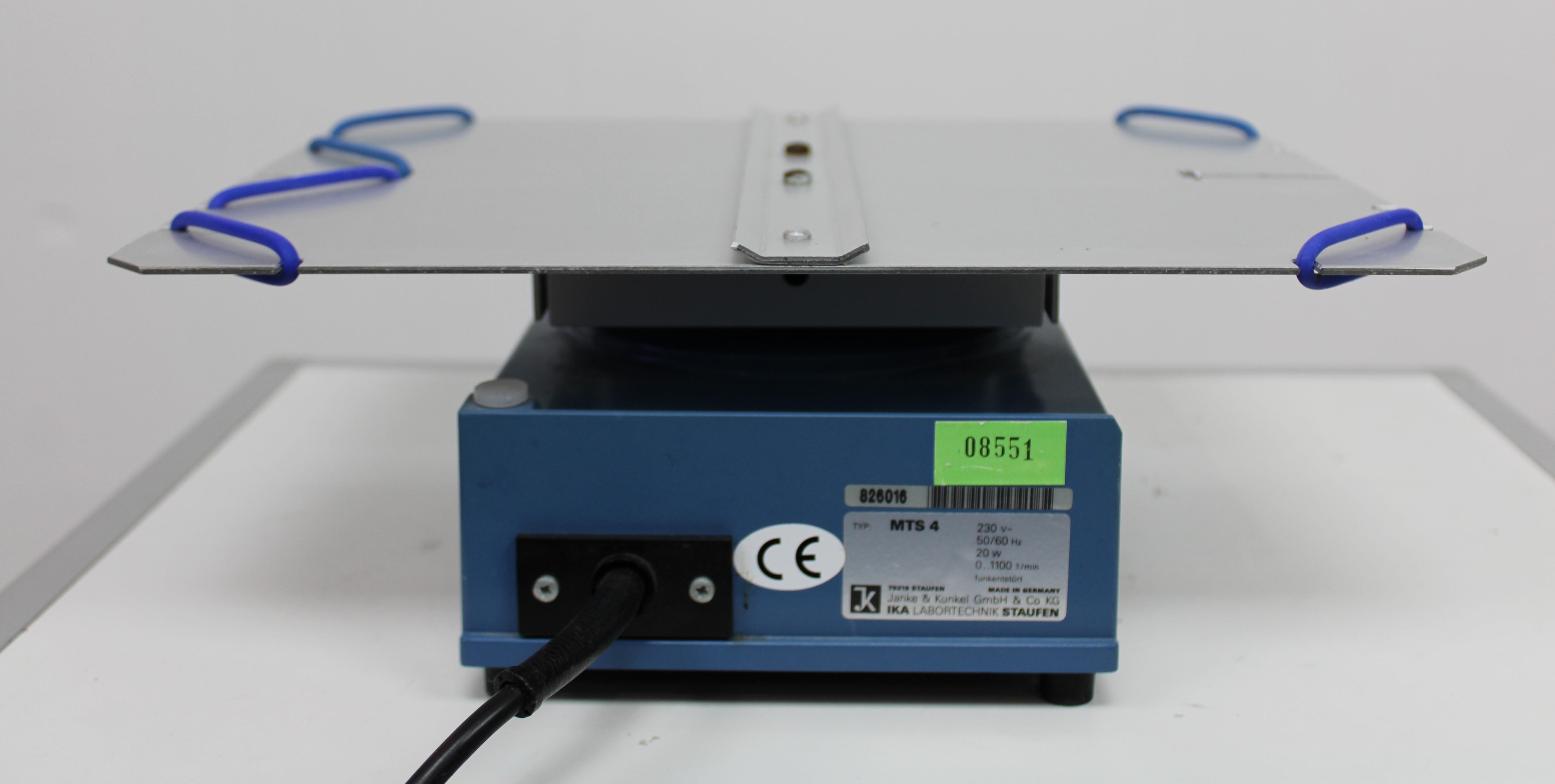 IKA MTS 4 Shaker Homogenizer 1100 RPM Good Condition Germany Origin