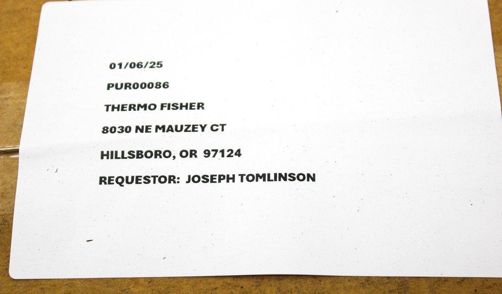 Thermo 96044G29 Liquid Handling Bottle Charge Pentafluoropropane Unused