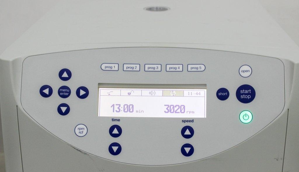 Eppendorf 5430 Centrifuge Benchtop Microcentrifuge 120V 50/60Hz No Refrigeration