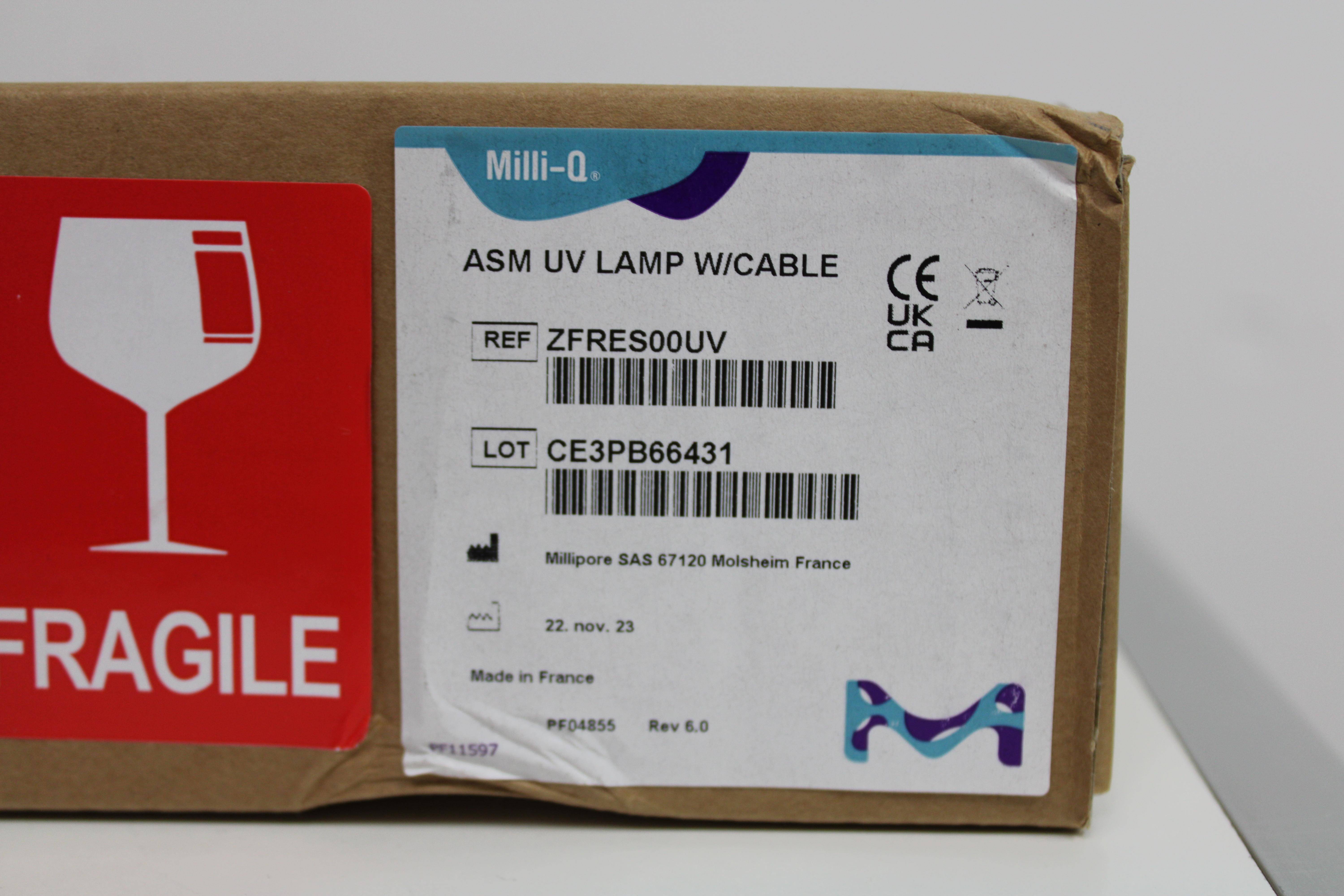 Milli-Q ASM UV Lamp ZFRES00UV Bactericidal 254 nm for Pure Water Systems