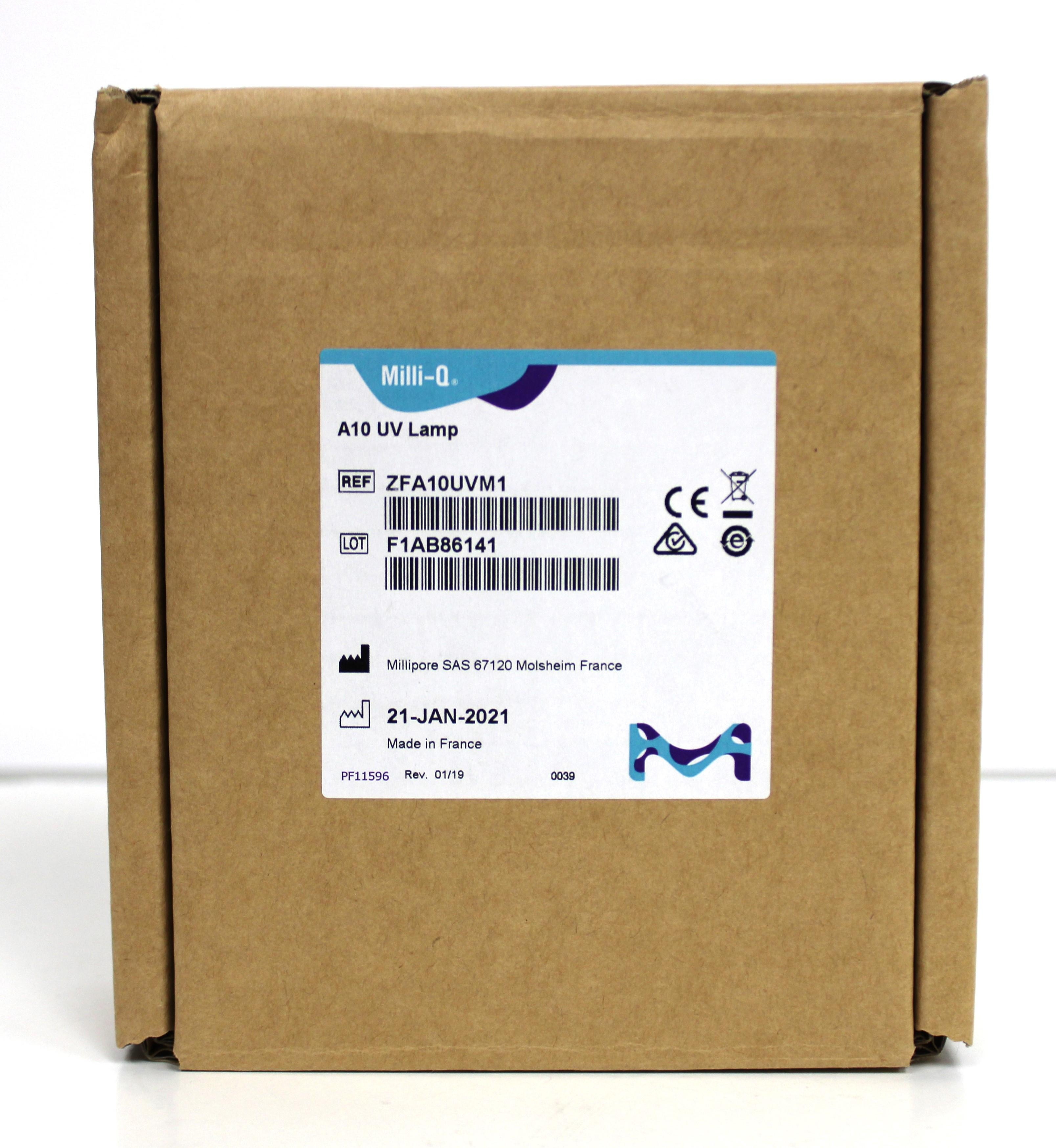 Milli-Q ZFA10UVM1 UV Lamp A10 Monitor Ultrapure Water Photooxidation