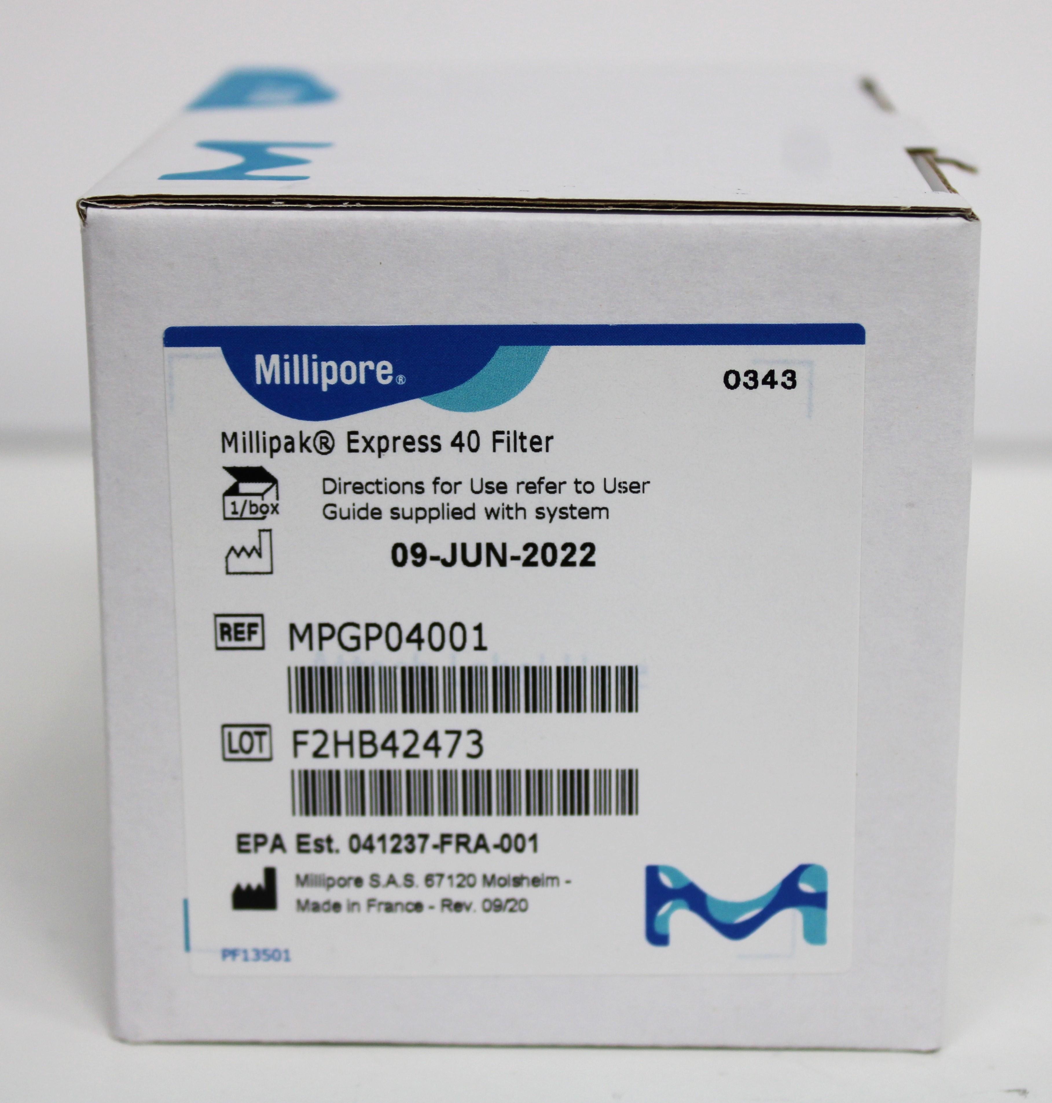 Millipore MPGP04001 Water Purification Accessory 0.22 um Millipak Express 40 PES