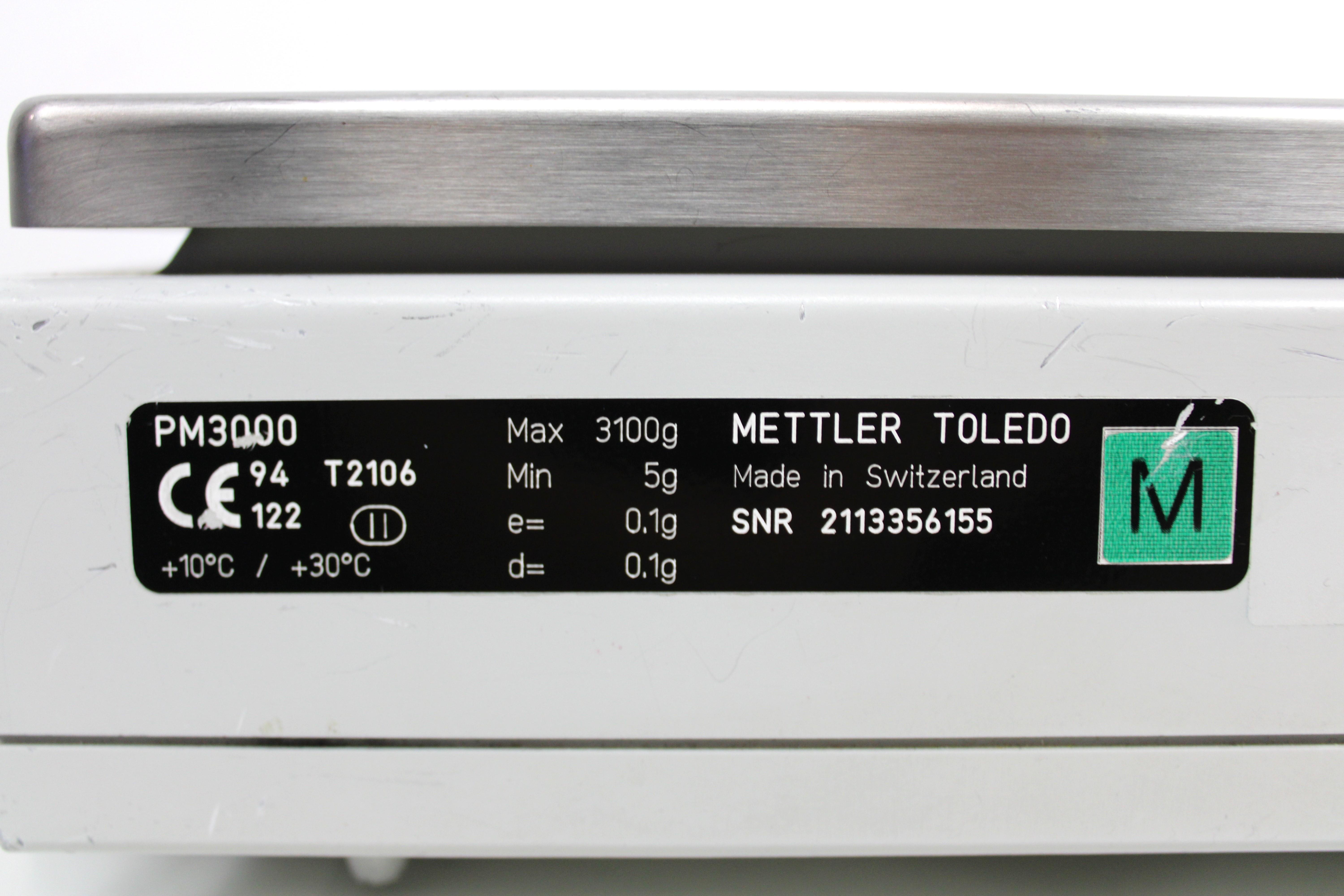Metteler PM3000 Balance Accurate Weighing Unit, 3100g Max, Condition G