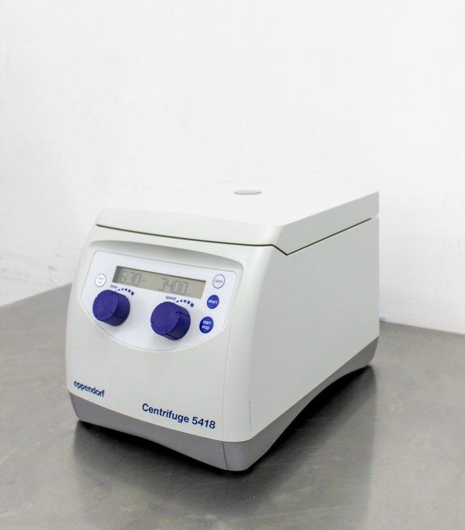 Eppendorf 5418 Microcentrifuge Benchtop Centrifuge 14000 RPM Rotor Incl 120V
