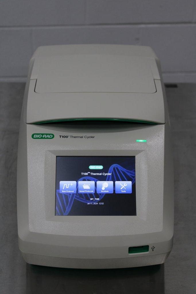 Bio-Rad T100 Thermal Cycler PCR 4100C Gradient Touchscreen 96-Well Plate Use