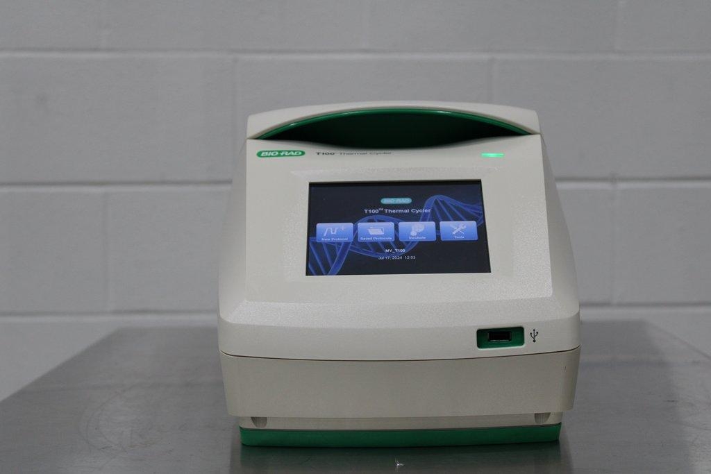 Bio-Rad T100 Thermal Cycler PCR 4100C Gradient Touchscreen 96-Well Plate Use