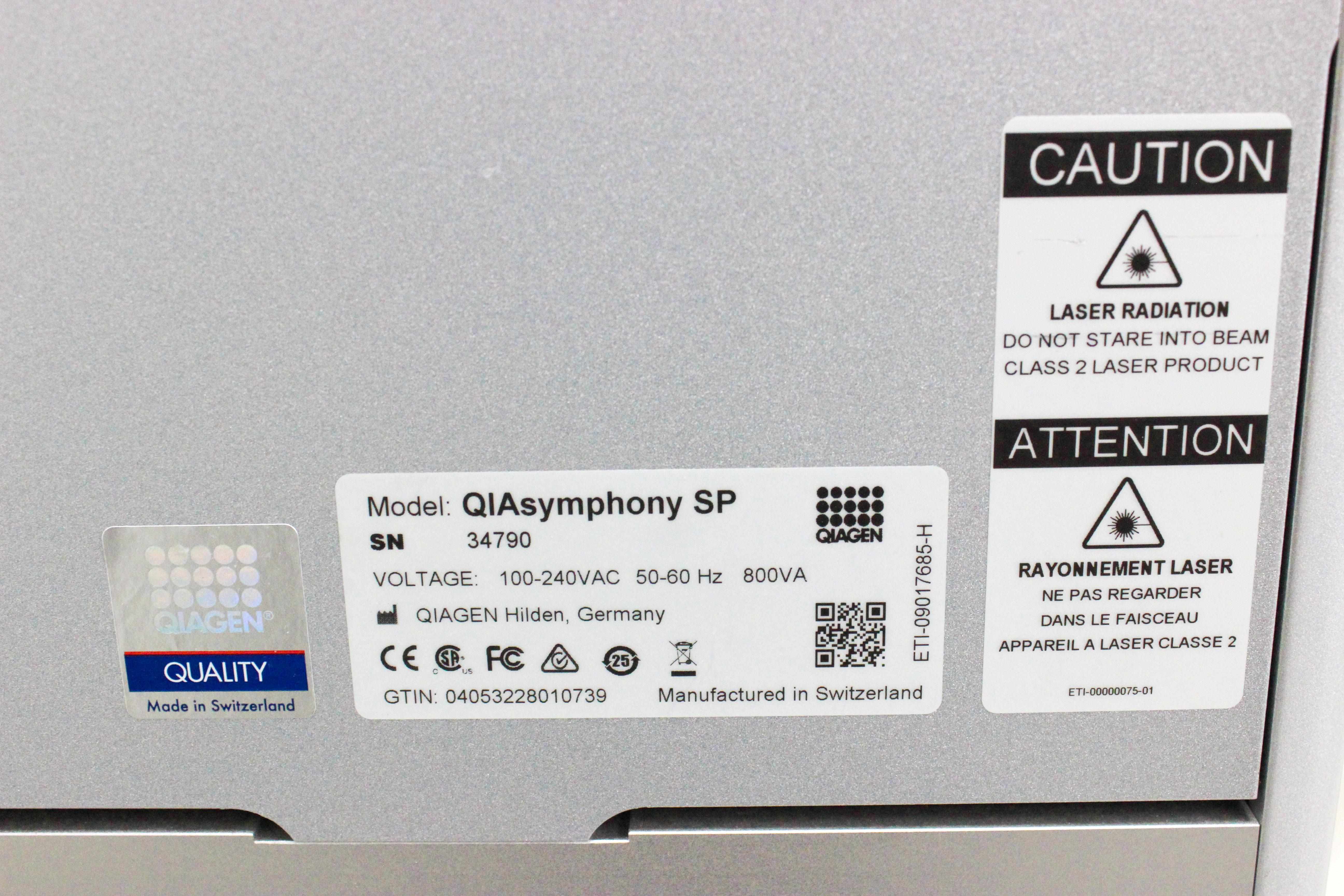 Qiagen QIAsymphony SP Molecular Biology DNA Purification High-Throughput