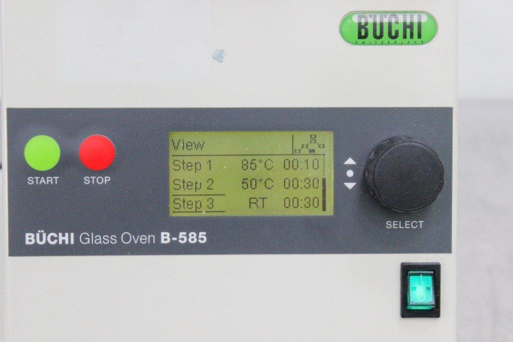 BUCHI Glass Oven B-585 Distillation System 40-300C Sublimation Speed 50RPM