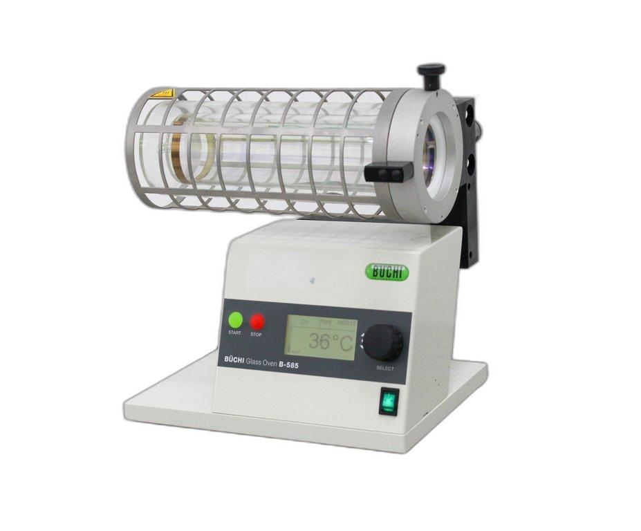 BUCHI Glass Oven B-585 Distillation System 40-300C Sublimation Speed 50RPM