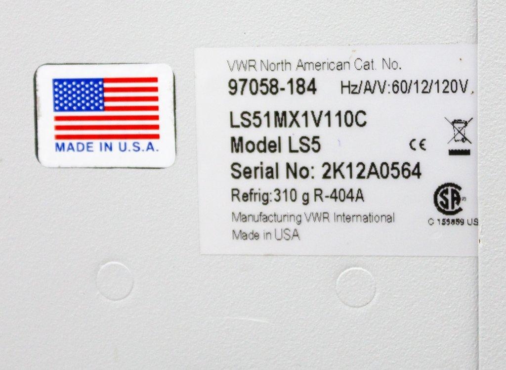 VWR LS5 Benchtop Chiller 97058-184 Compact Cooling System -20C to 40C