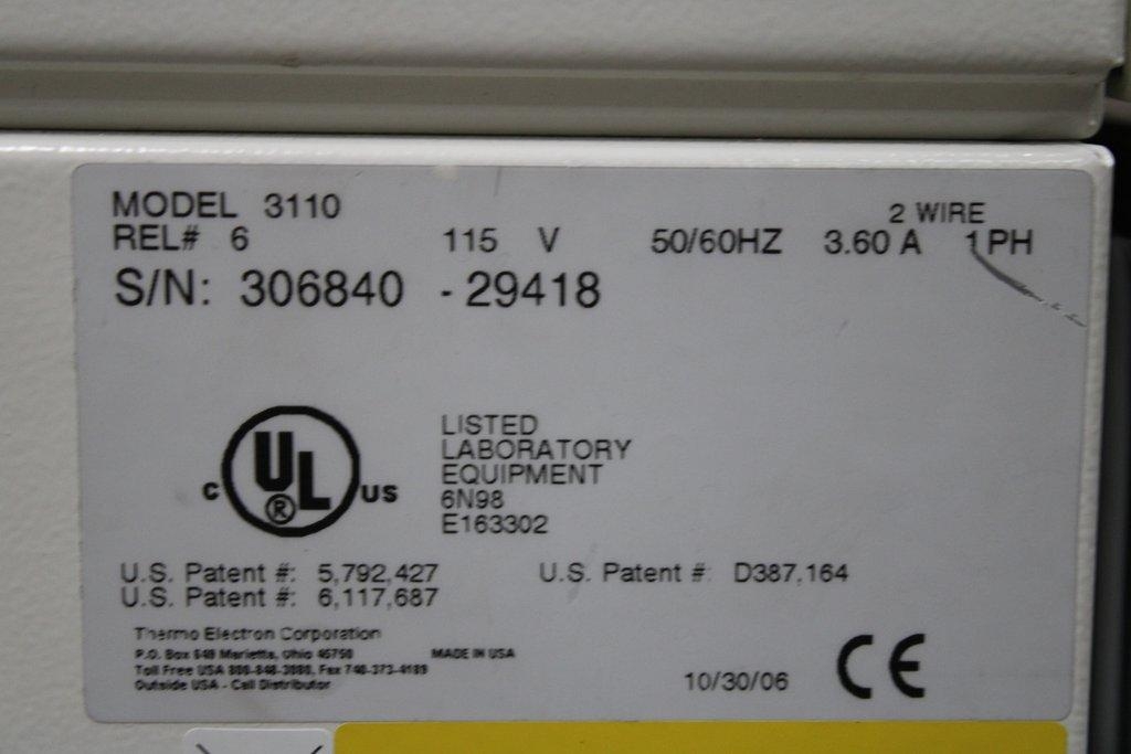 Thermo Forma Series II CO2 Incubator Model 3110 Advanced Temperature Control