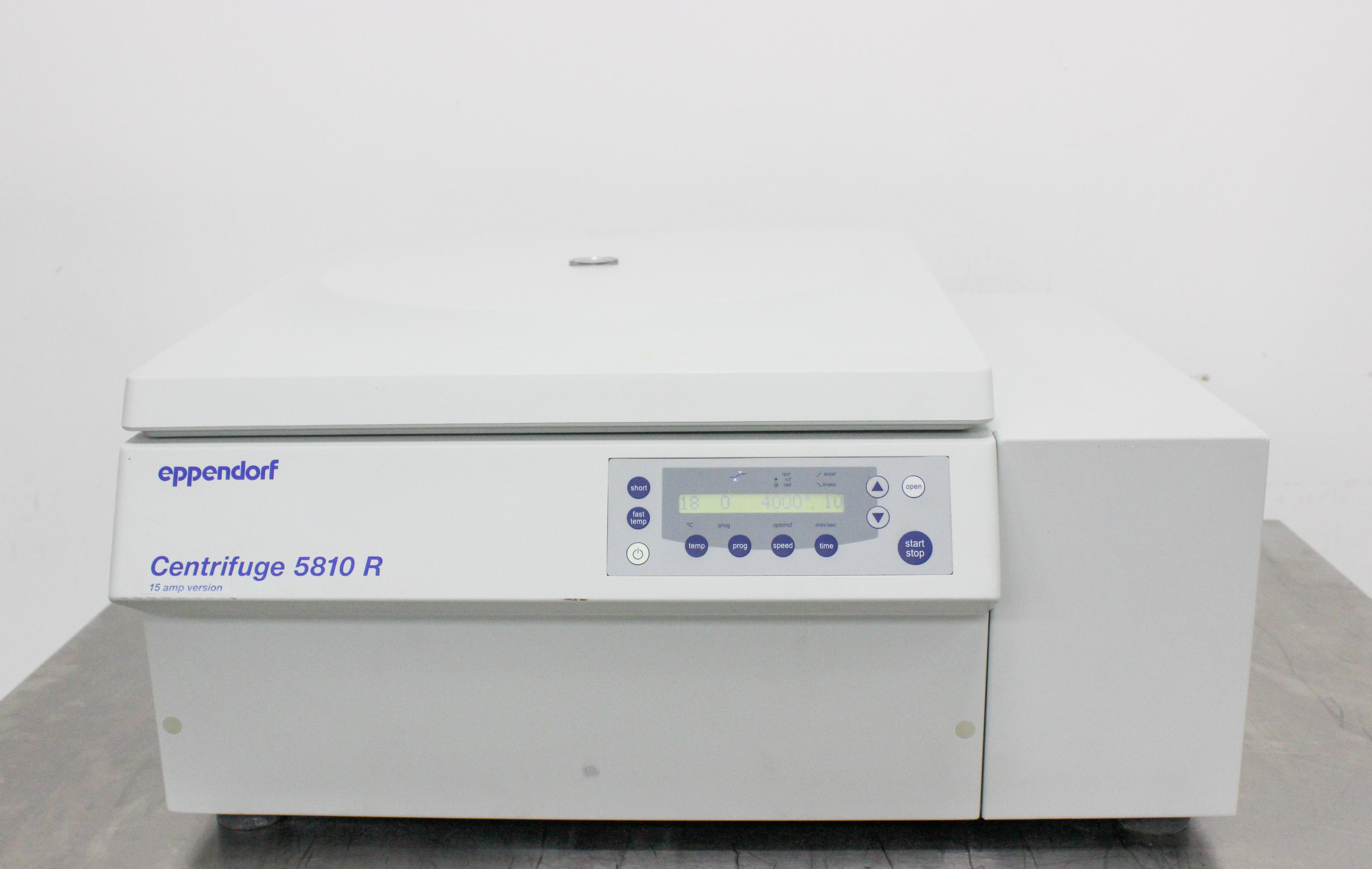 Eppendorf 5810 20,913 RPM Benchtop Centrifuge Refrigerated Tested -9C to 40C