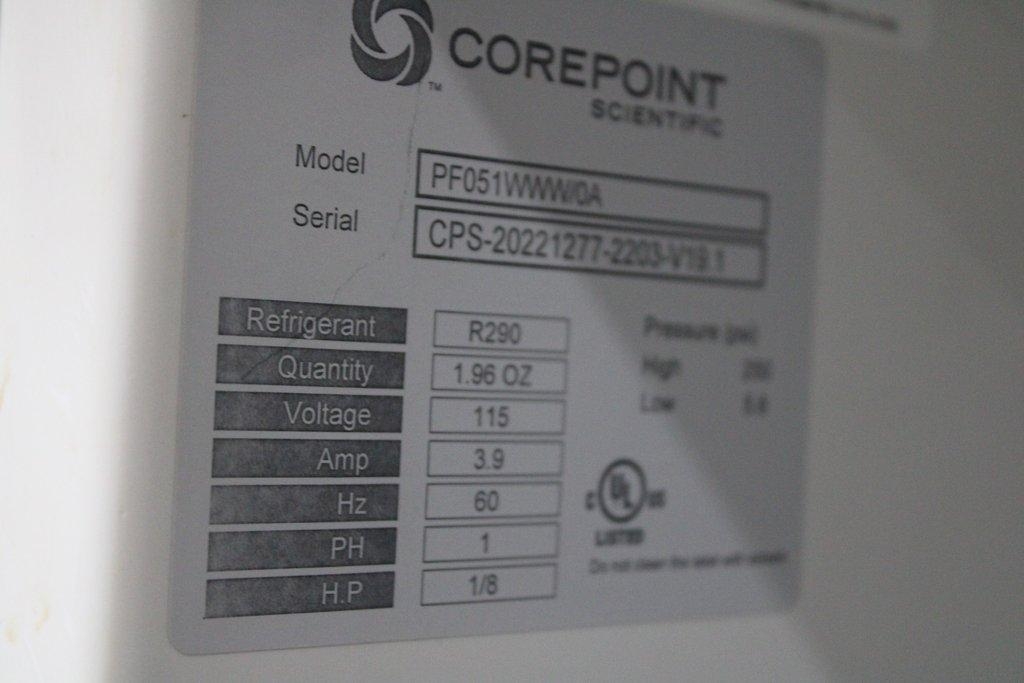 Corepoint Scientific PF051WWW Undercounter Freezer 4.2 cu.ft. Auto Defrost