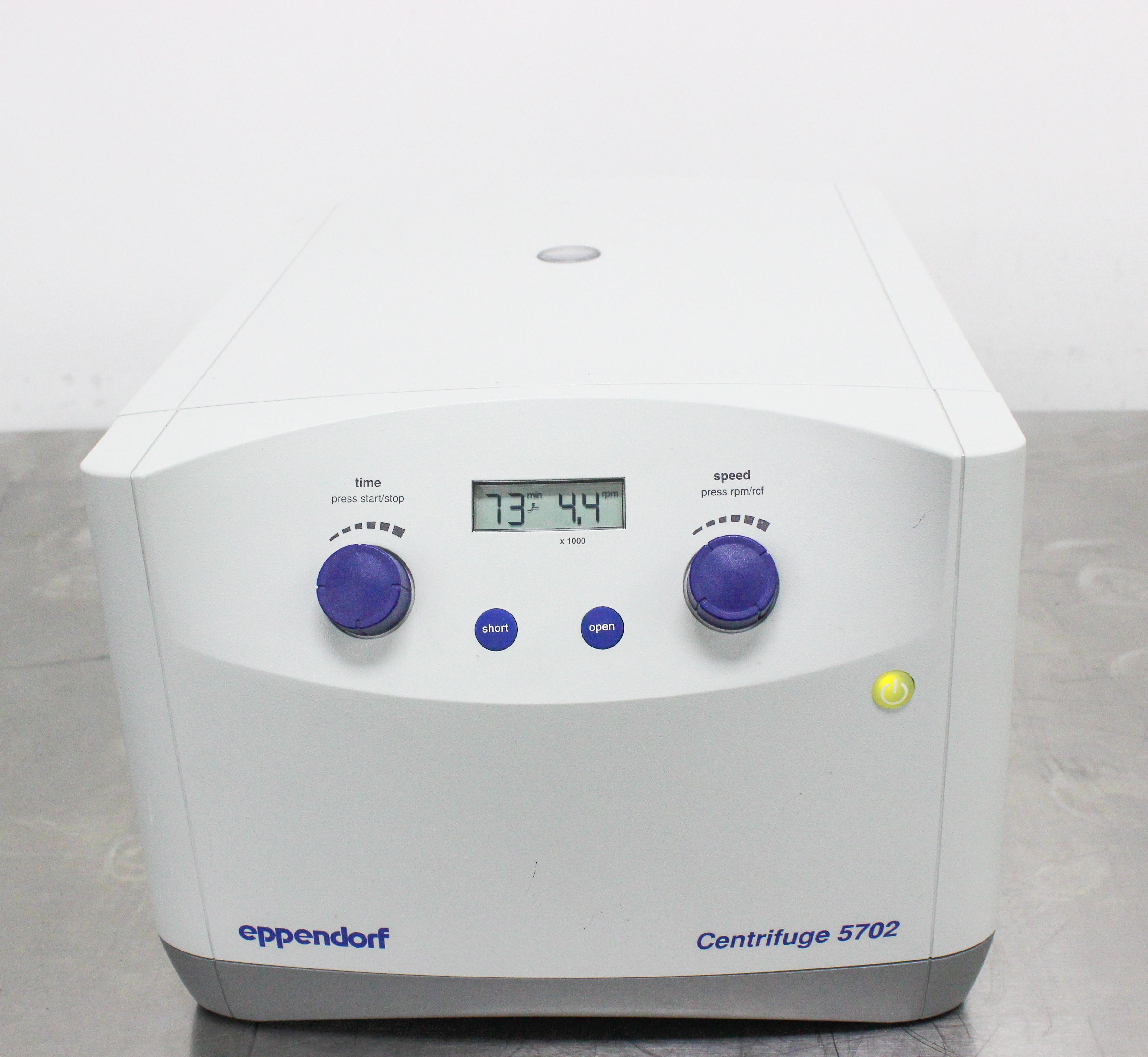 Eppendorf 5702 Benchtop Centrifuge 4400 RPM User-Friendly Compact Design