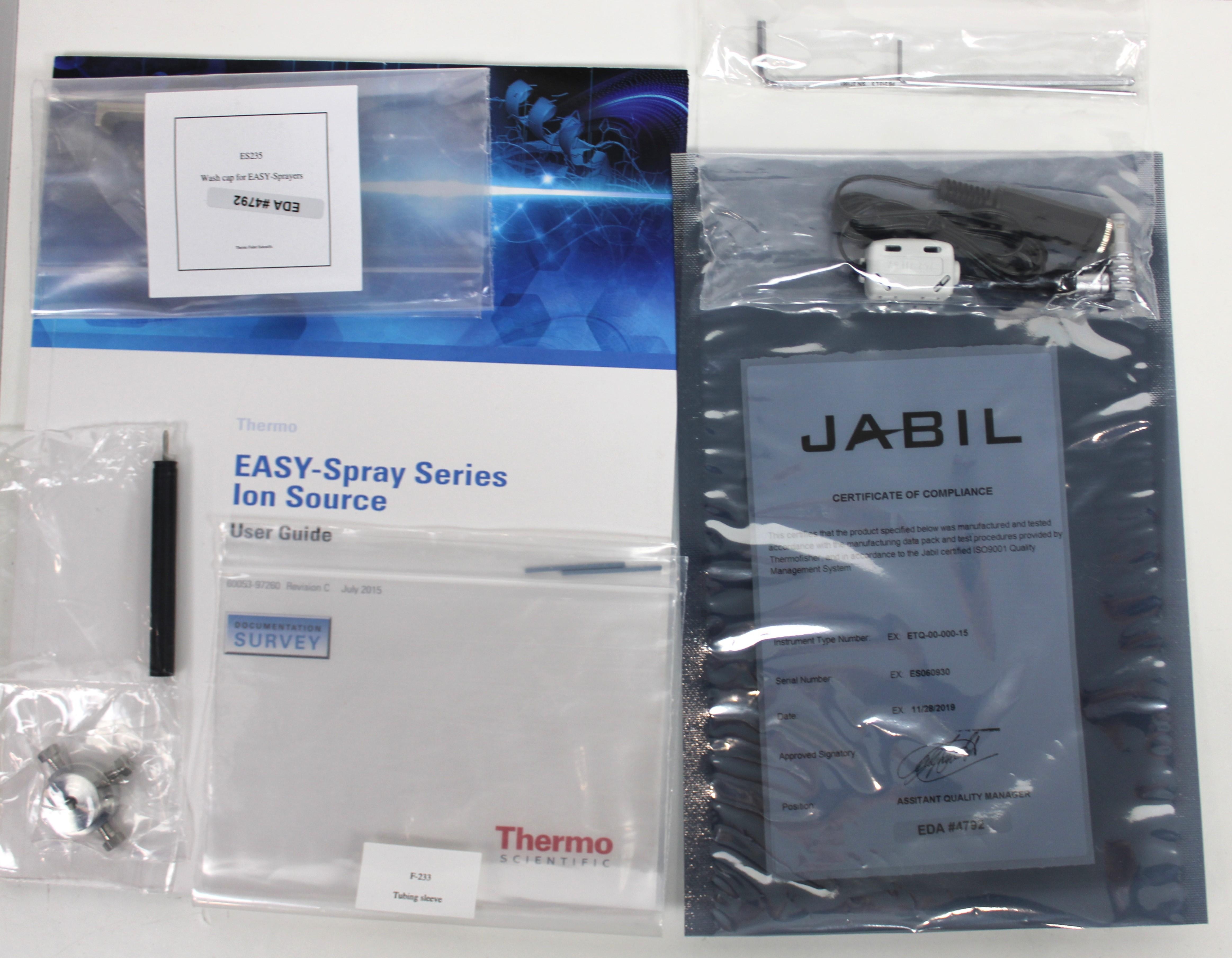 Thermo Vers. C ES081 Source Mass Spectrometer High Sensitivity Used 2012