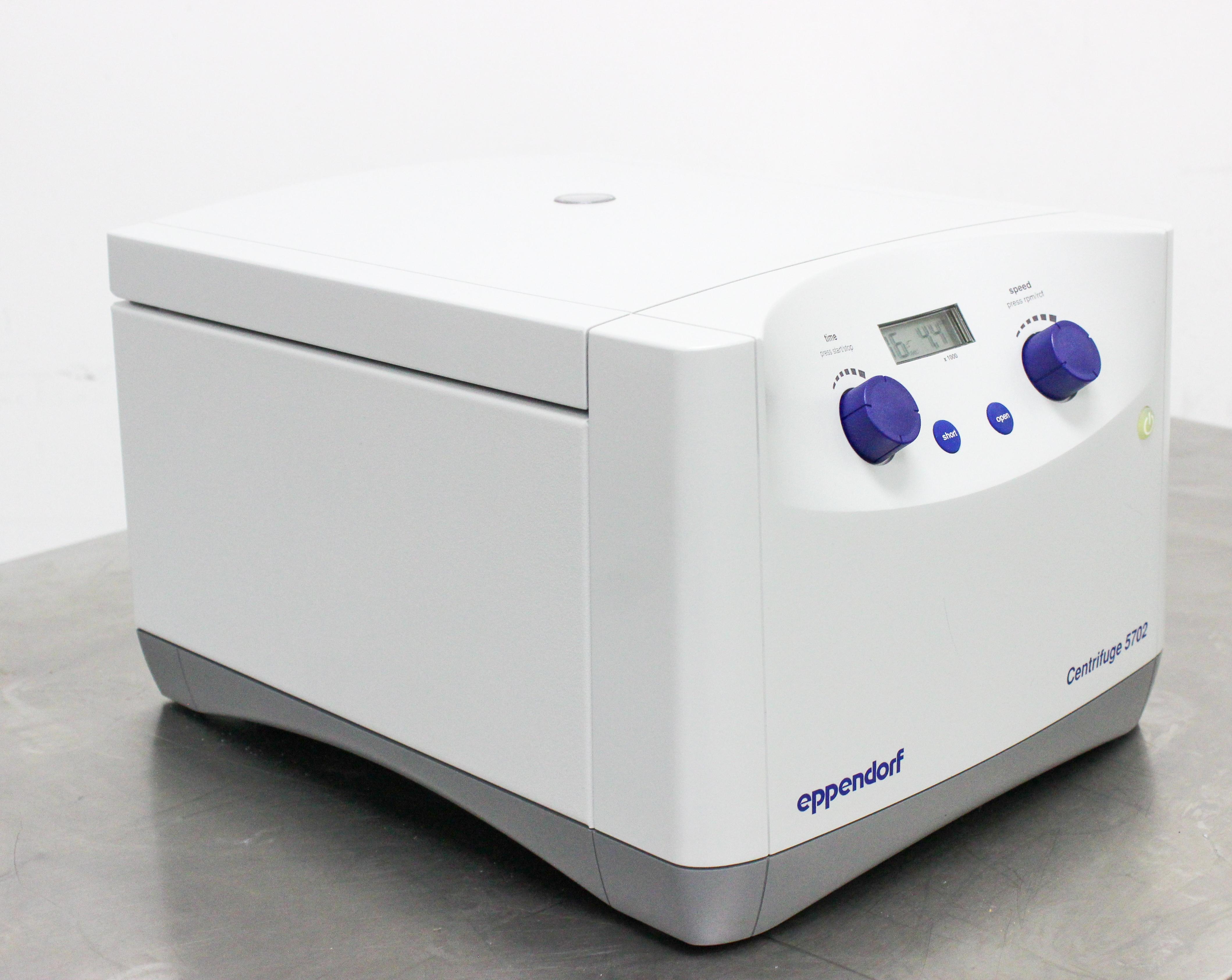 Eppendorf 5702 Benchtop Centrifuge Low-Speed 4400 RPM Quiet Compact Ergonomic