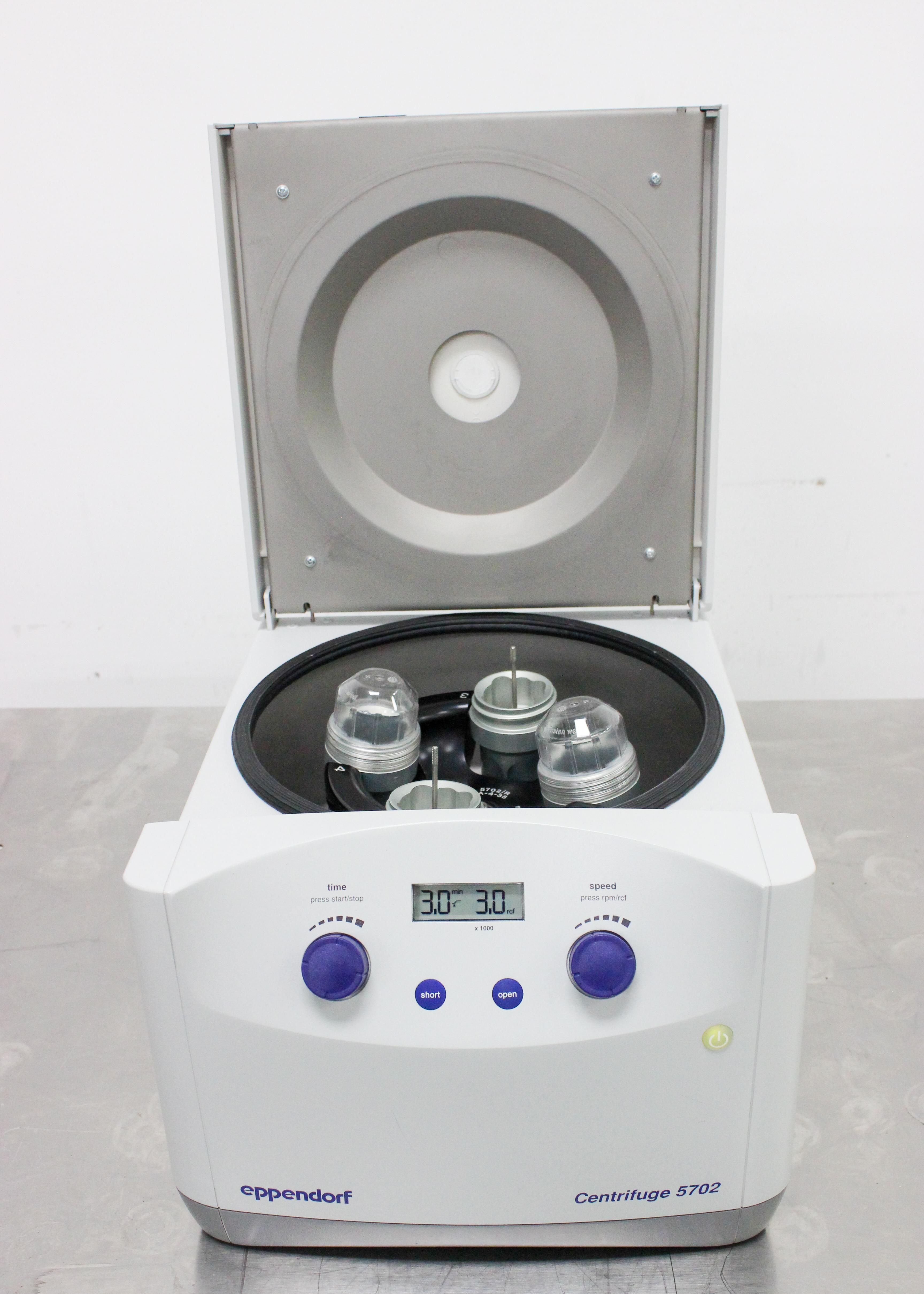 Eppendorf 5702 Benchtop Centrifuge Low-Speed 4400 RPM Quiet Compact Ergonomic