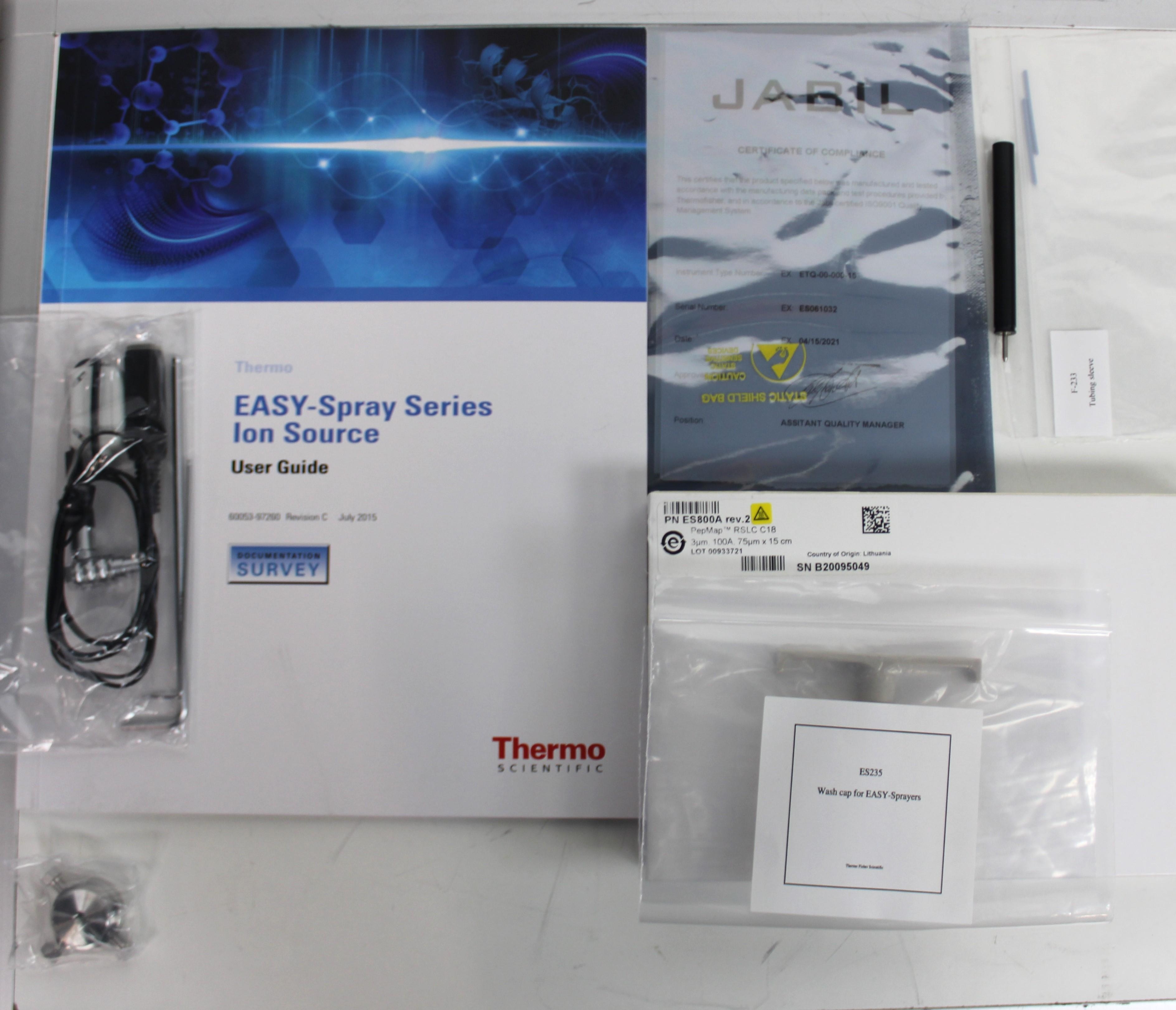 Thermo Scientific EASY Spray Source Mass Spectrometry HPLC ES081 Used