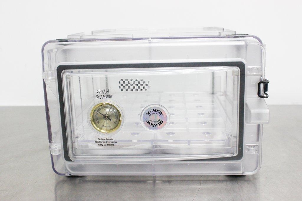 Bel-Art Products Desiccator Cabinet, Portable, UV Blocking, Hygrometer
