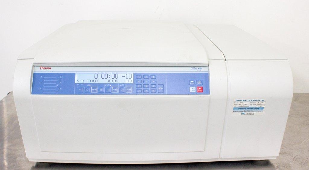 Thermo Sorvall Legend XTR Benchtop Centrifuge -10C, 15,200 RPM 3L Capacity