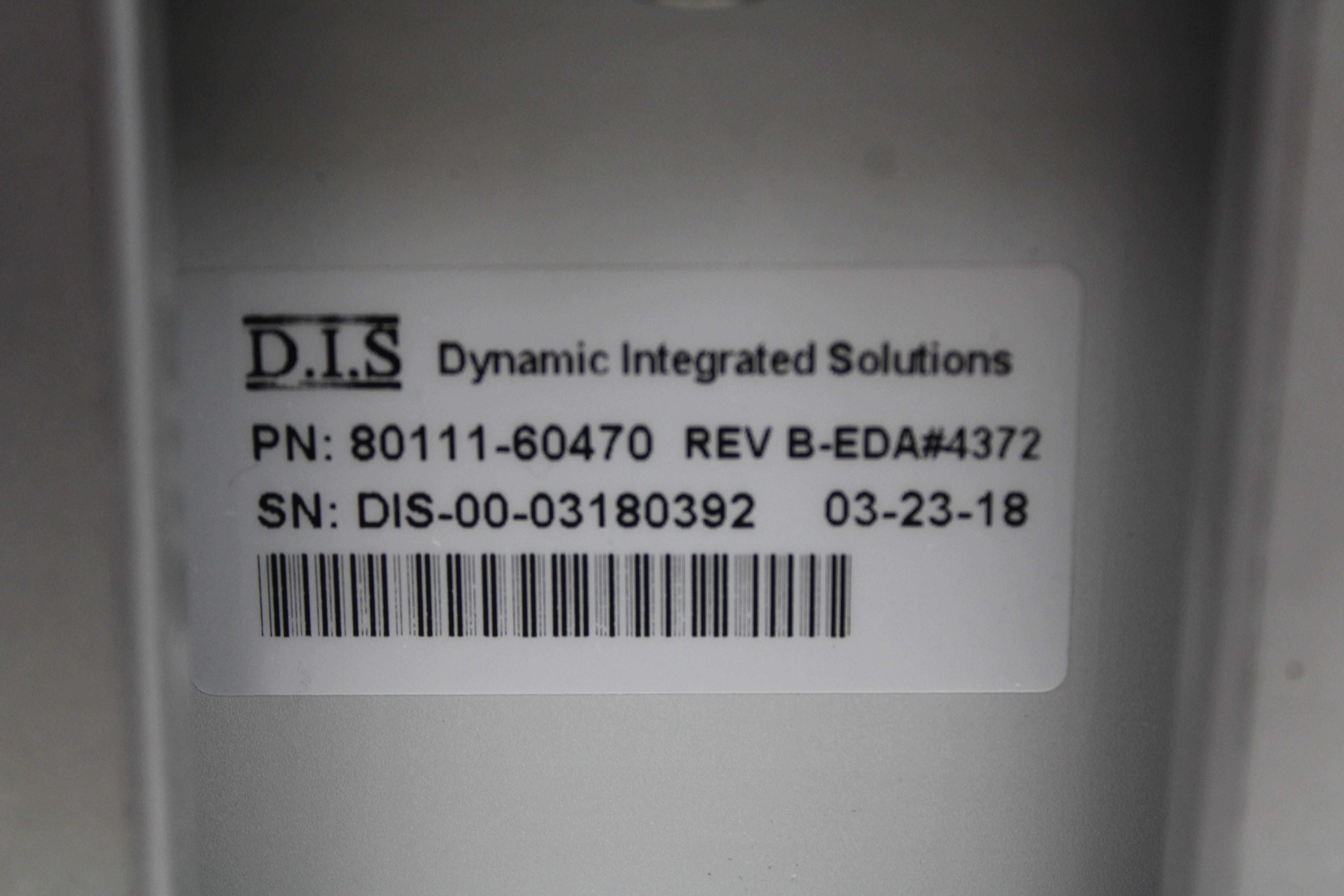 DIS 80111-60470 Mass Spectrometry Housing Good Condition USA Origin