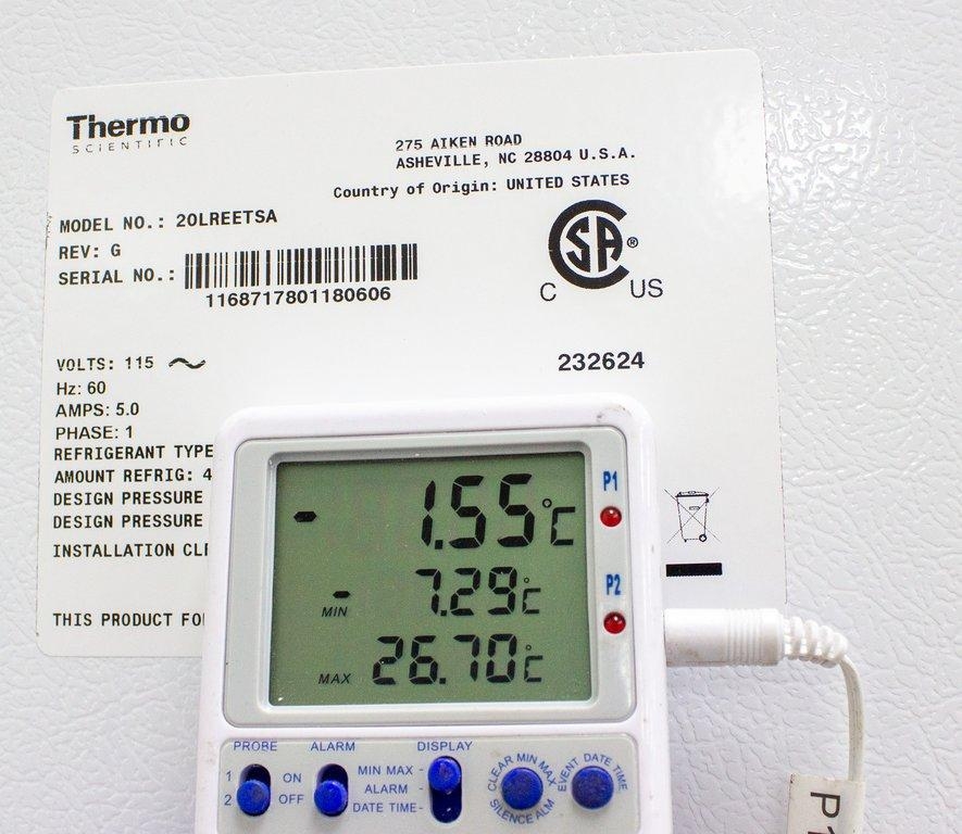 Thermo Scientific 20LREETSA Lab Refrigerator 1°C to 12°C 566L Capacity