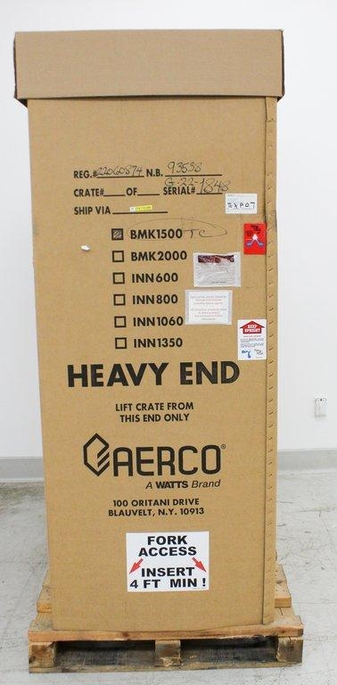 Aerco BMK1500 Boiler Hydronic Condensing 120V Dual Fuel Efficient