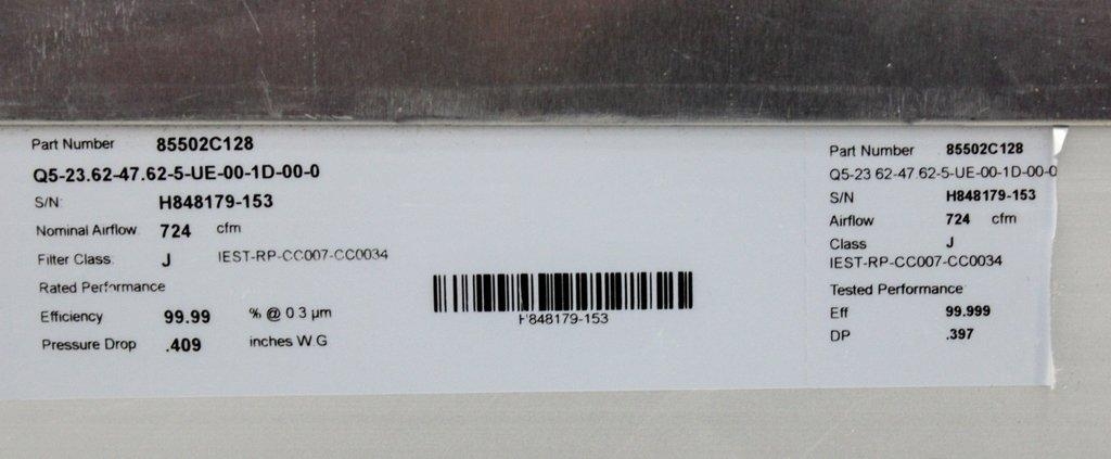 Envirco MAC 10 Fan Filter Unit with HEPA Filter, 120V, 2x4 Low Profile