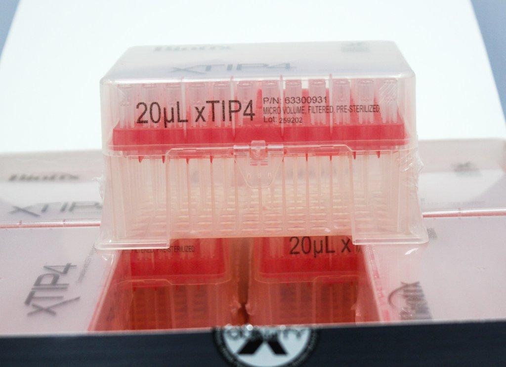 Biotix 20ul xTip4 Microvolume Racked Pipette Tips Pre-sterilized New