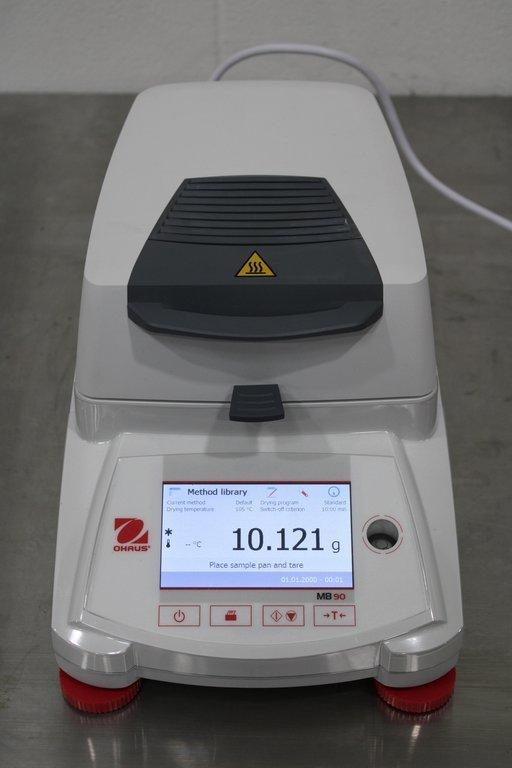 Ohaus MB90 Moisture Analyzer with Halogen Heating 40-200C ABS Housing