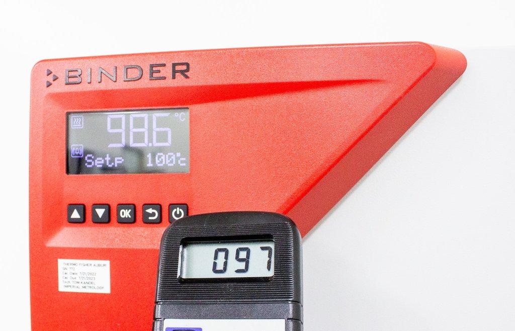 Binder BD 115 Incubator Gravity Convection 112L 100°C Temp Range