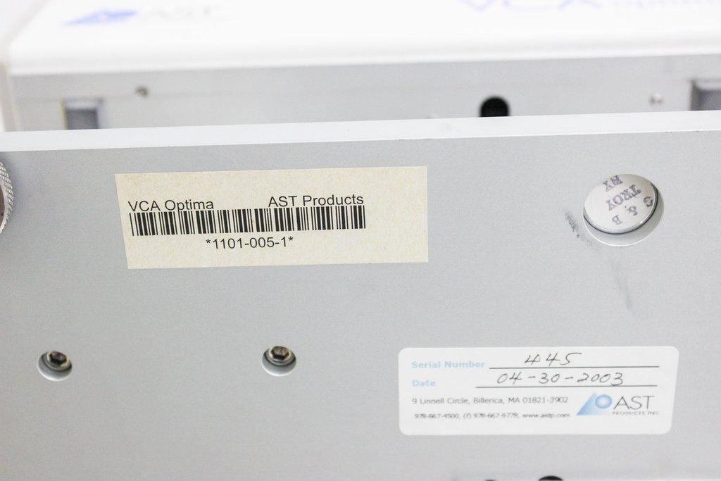 AST VCA Optima Video Contact Angle Analyzer Measure Surface Energy Fair